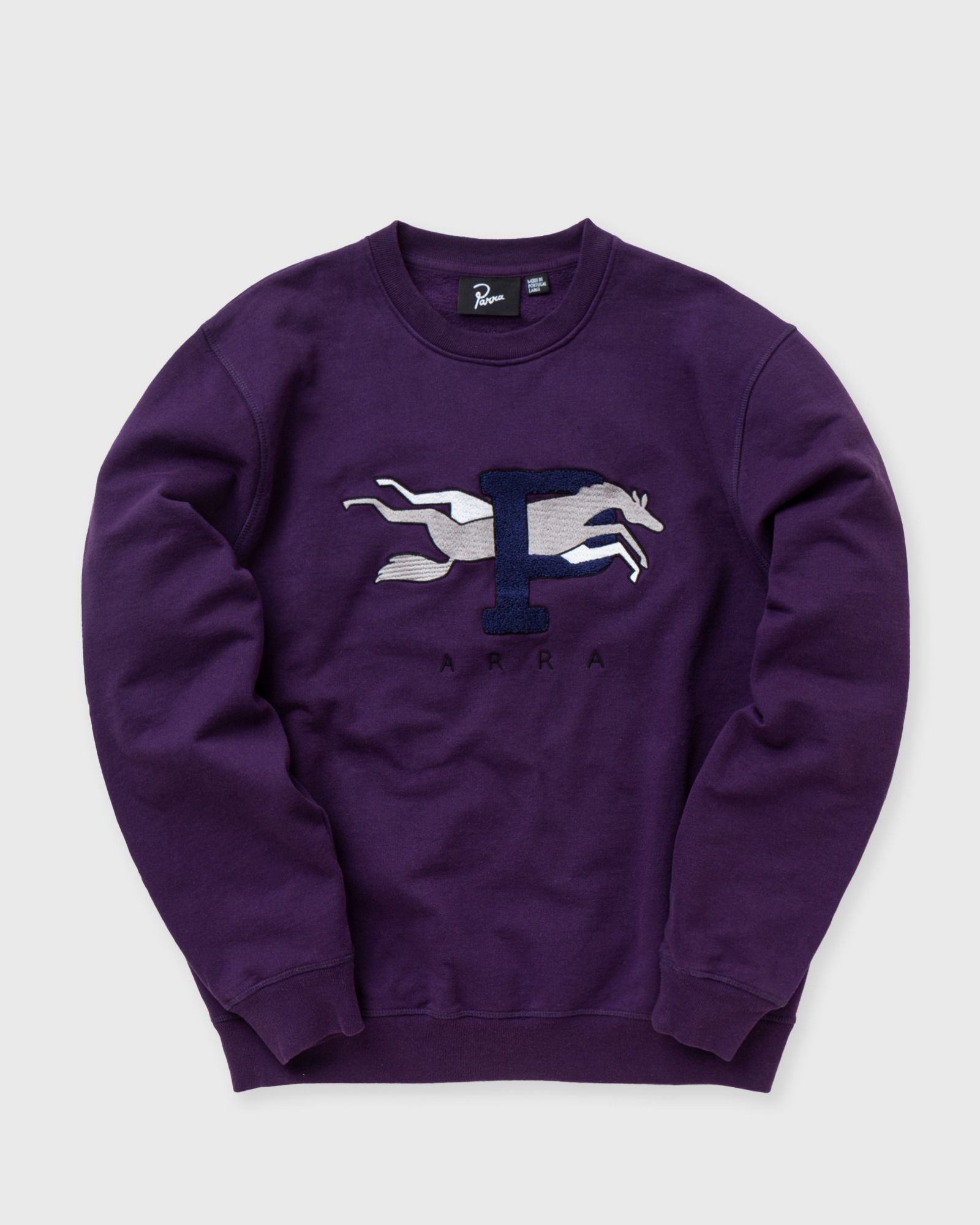 HORSE P CREW NECK SWEATSHIRT