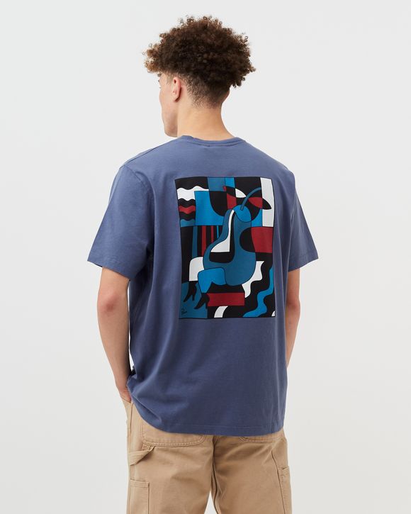 BLUE SITTING PEAR TEE