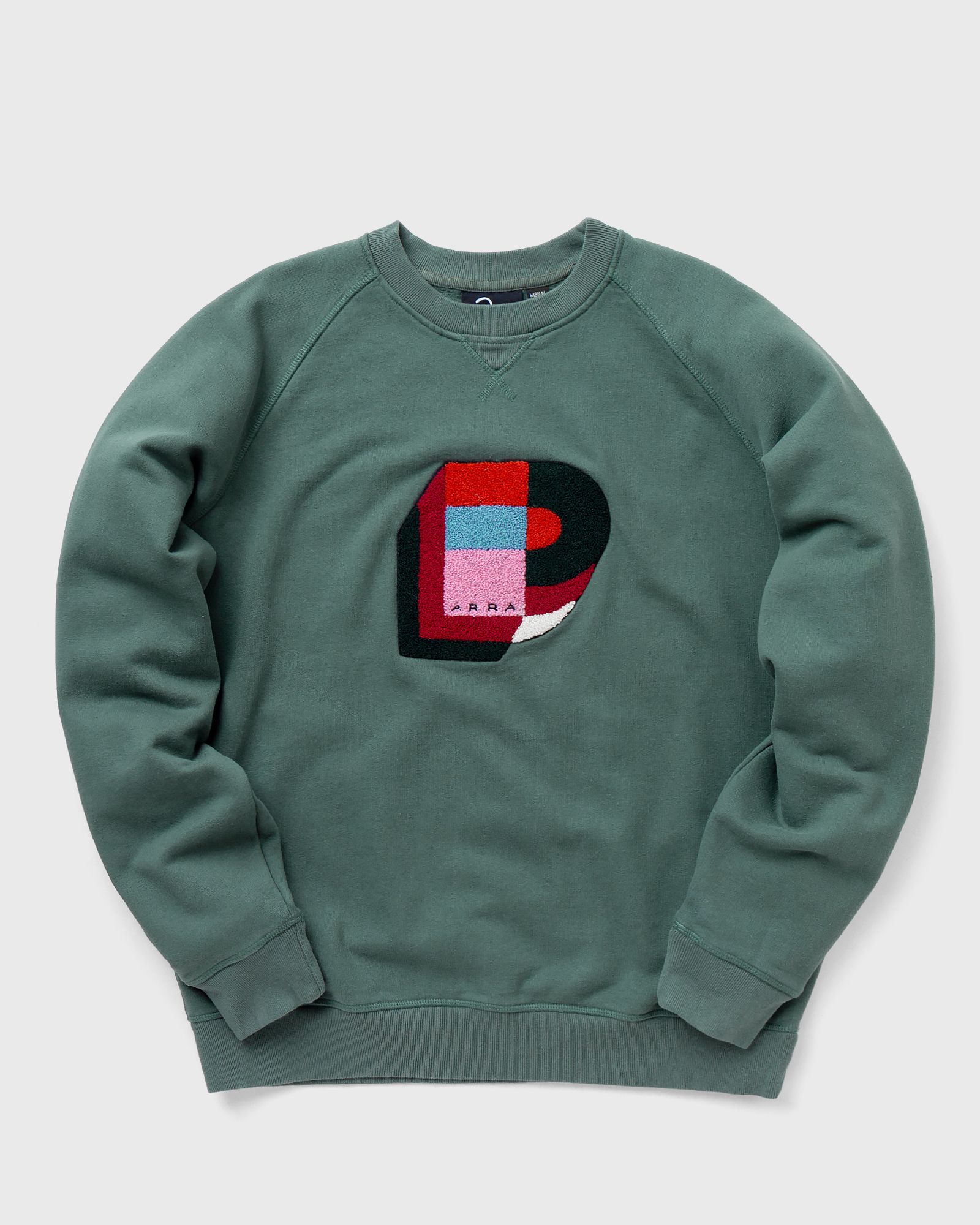 building block logo crew neck sweatshirt