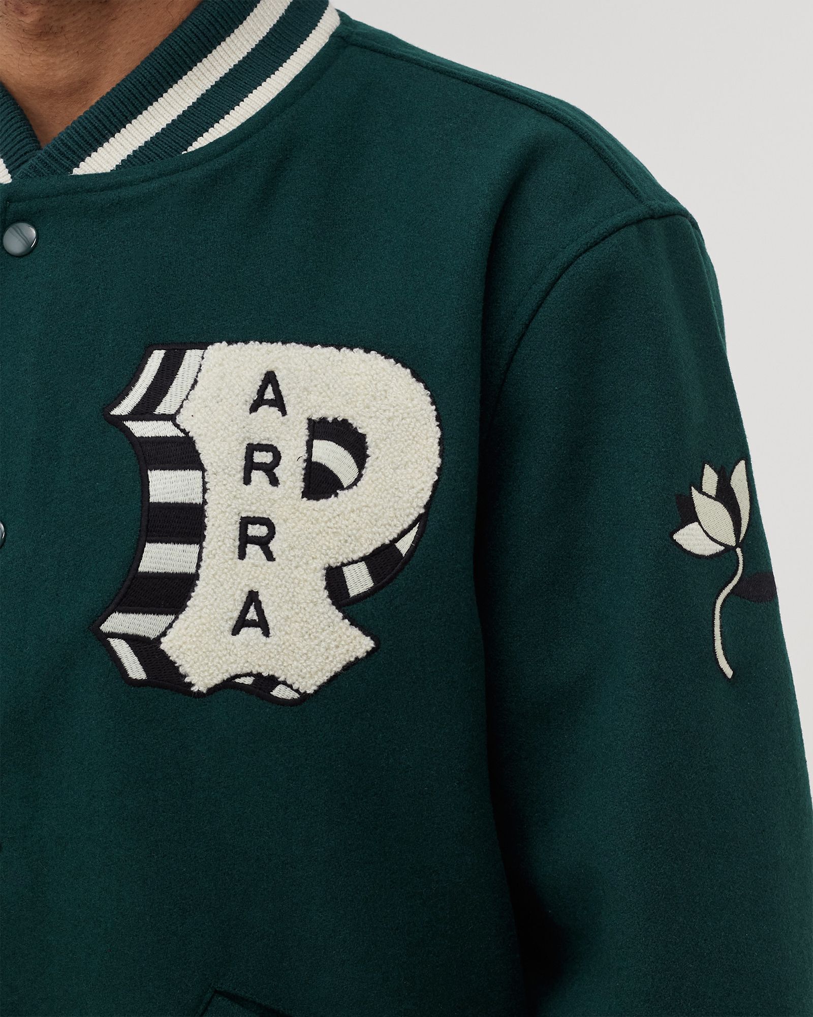 cloudy star varsity jacket