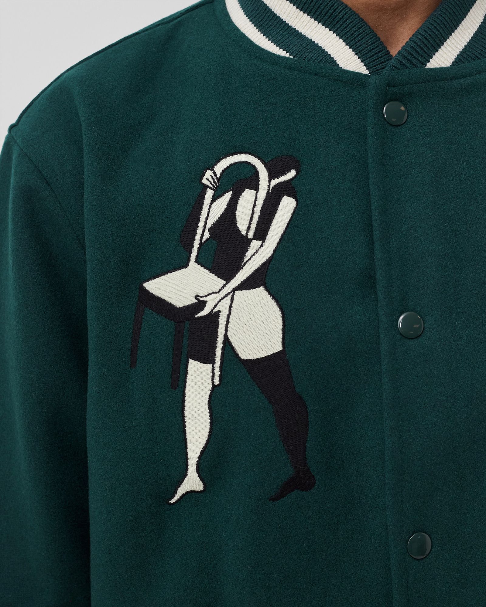 cloudy star varsity jacket