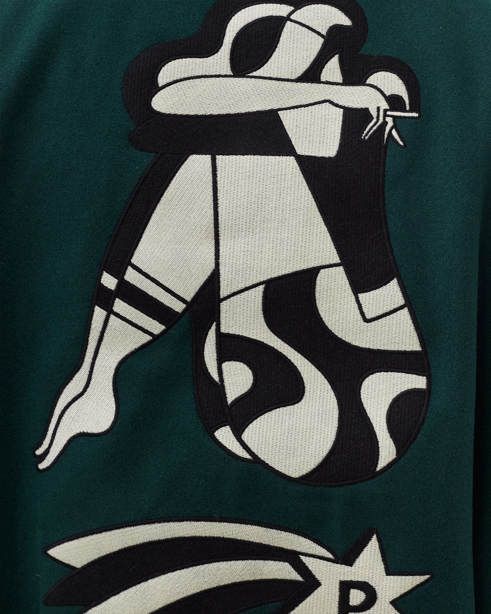 cloudy star varsity jacket