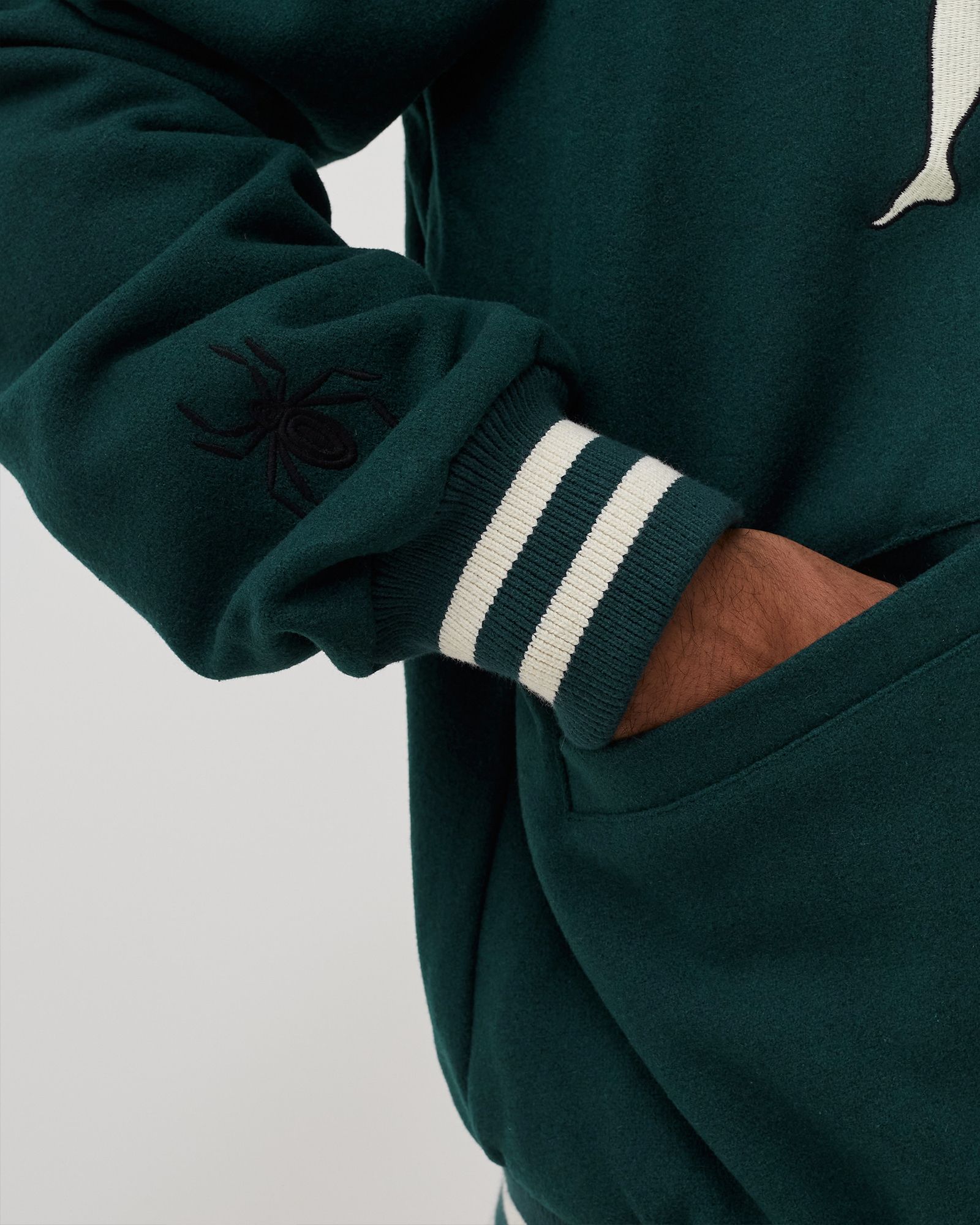 cloudy star varsity jacket