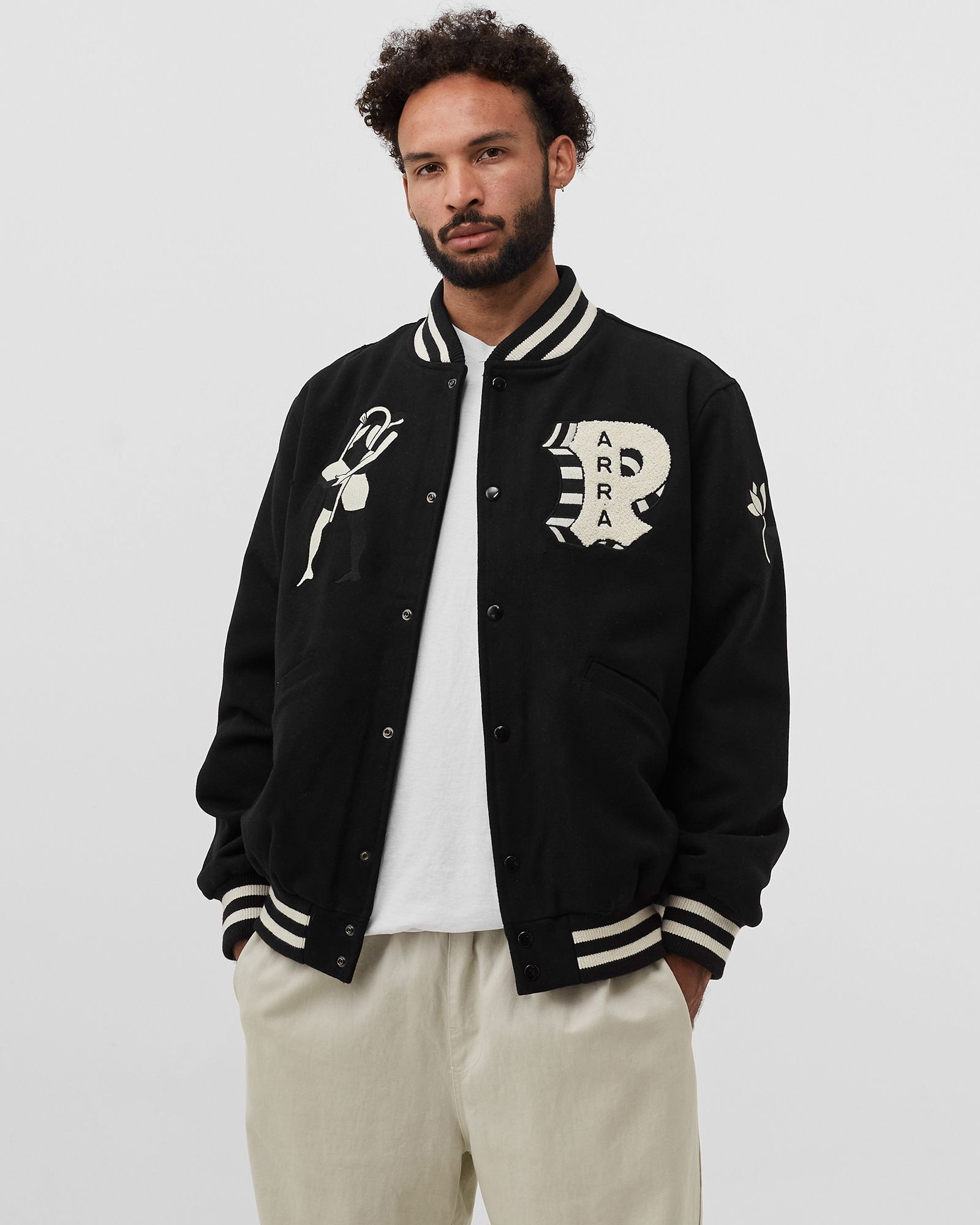 cloudy star varsity jacket