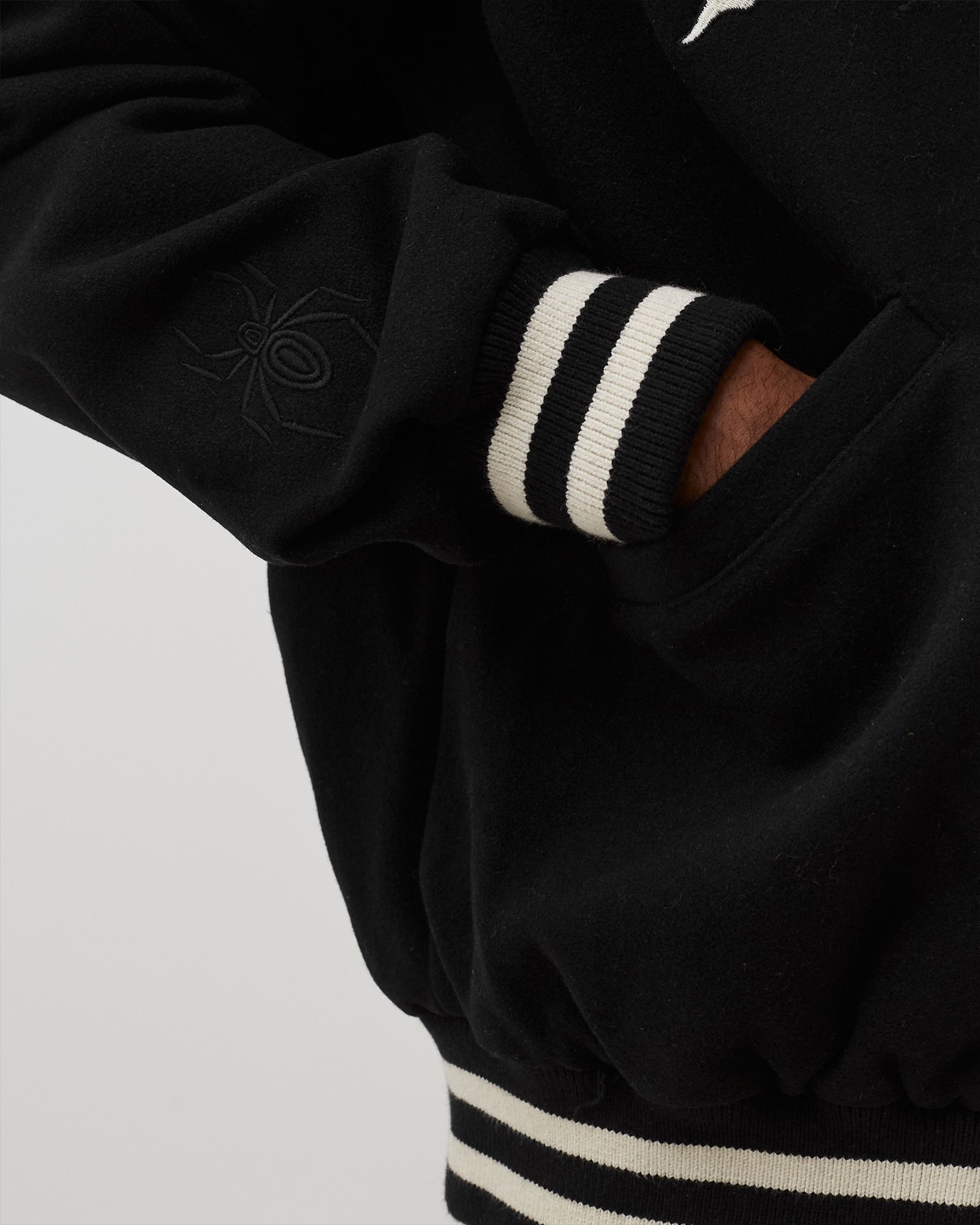 cloudy star varsity jacket