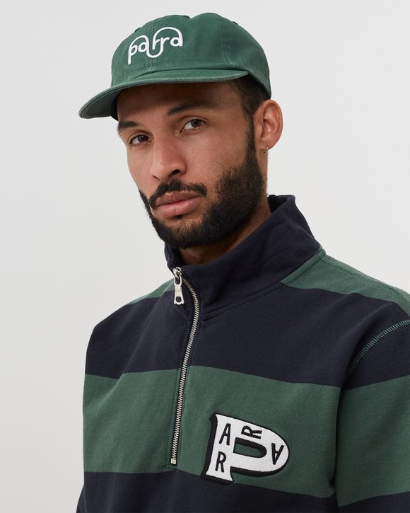 weird logo 6 panel hat