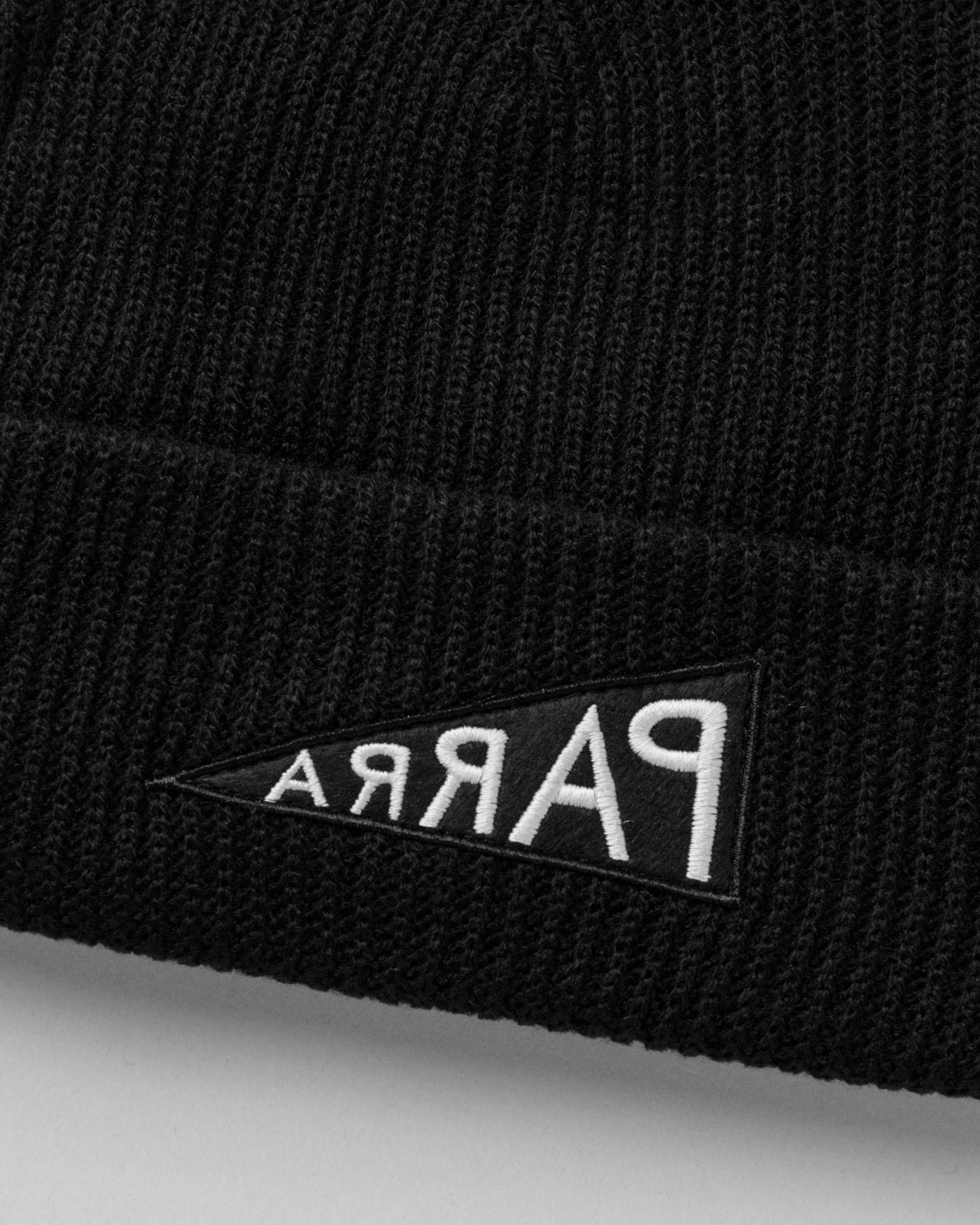 mirrored flag logo beanie