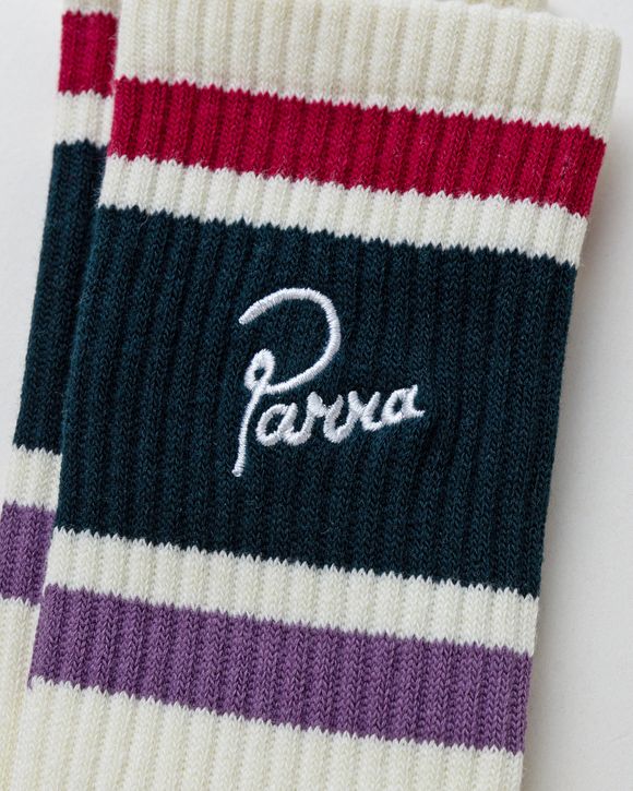 striper logo crew socks