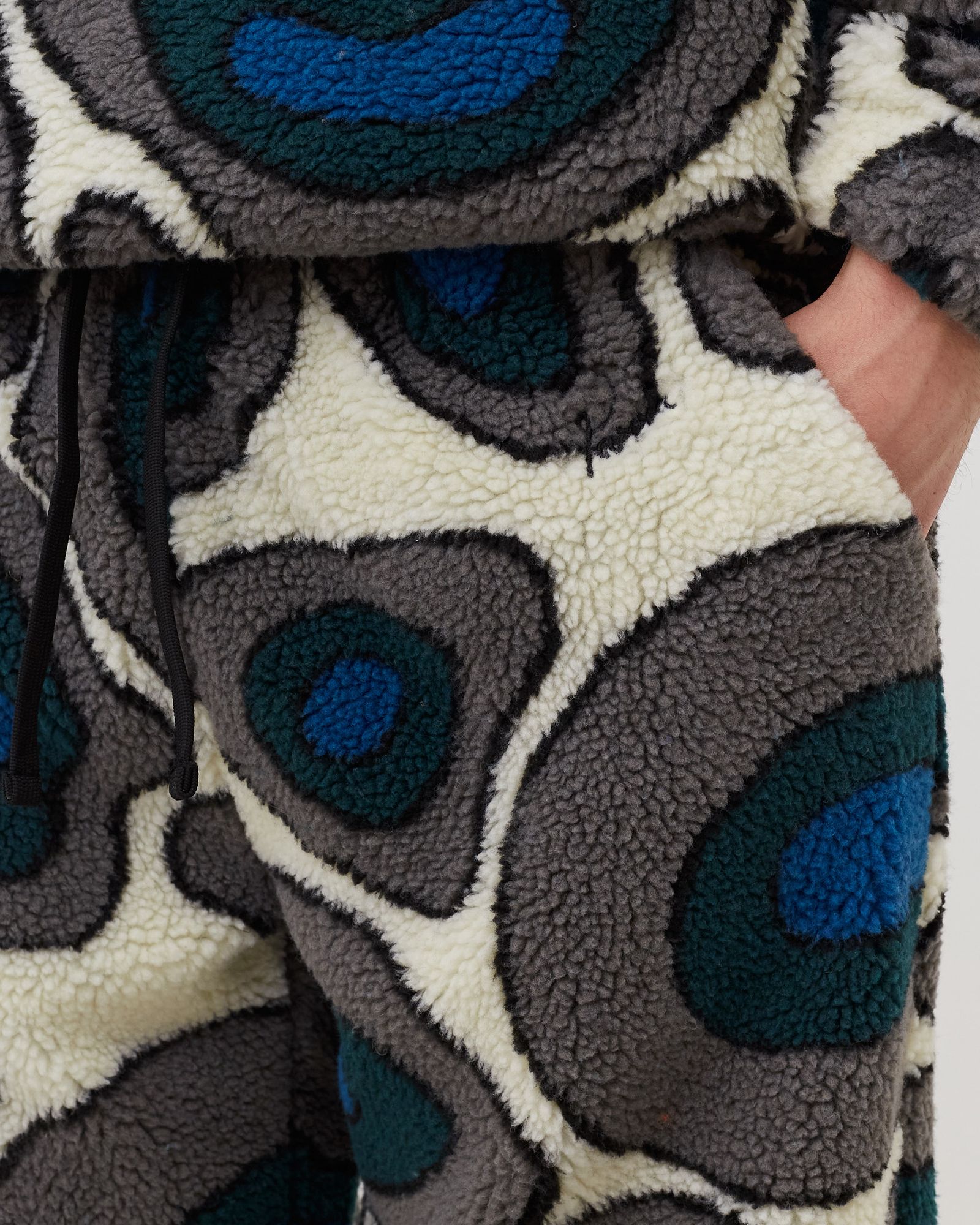 amethist geode polar fleece pants