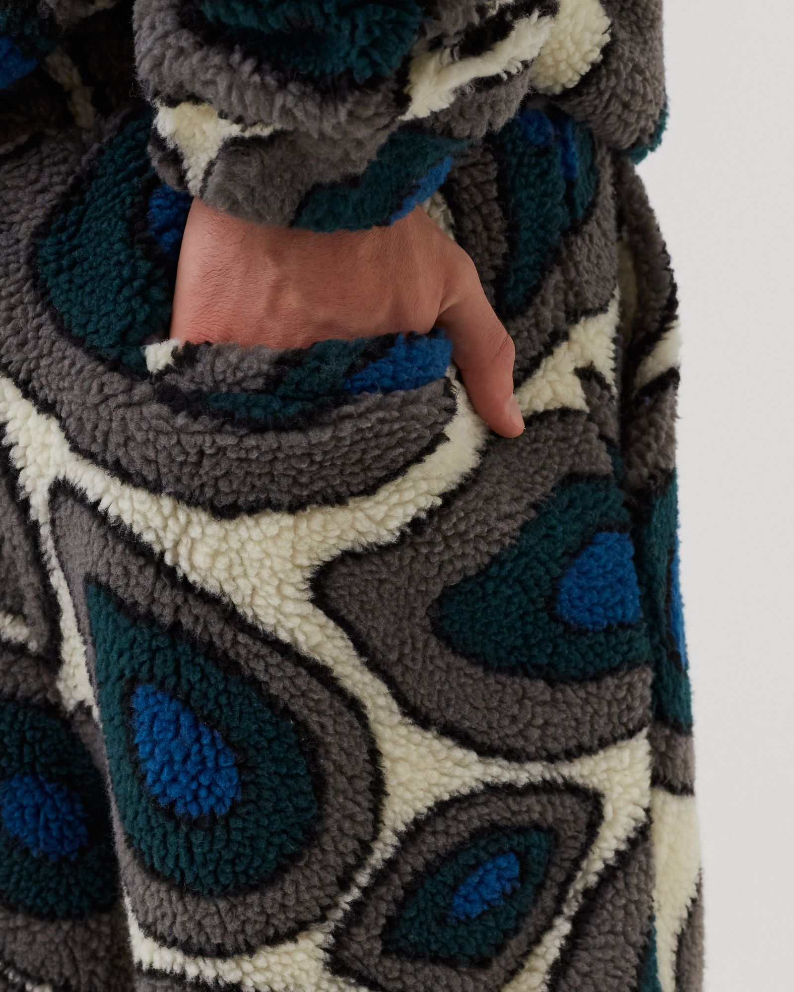 amethist geode polar fleece pants