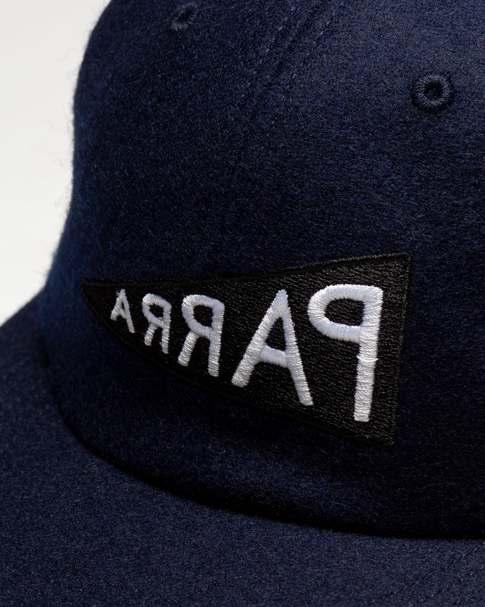 mirrored flag logo 6 panel hat