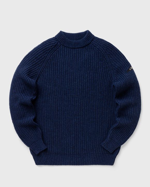 mirrored flag logo knitted pullover