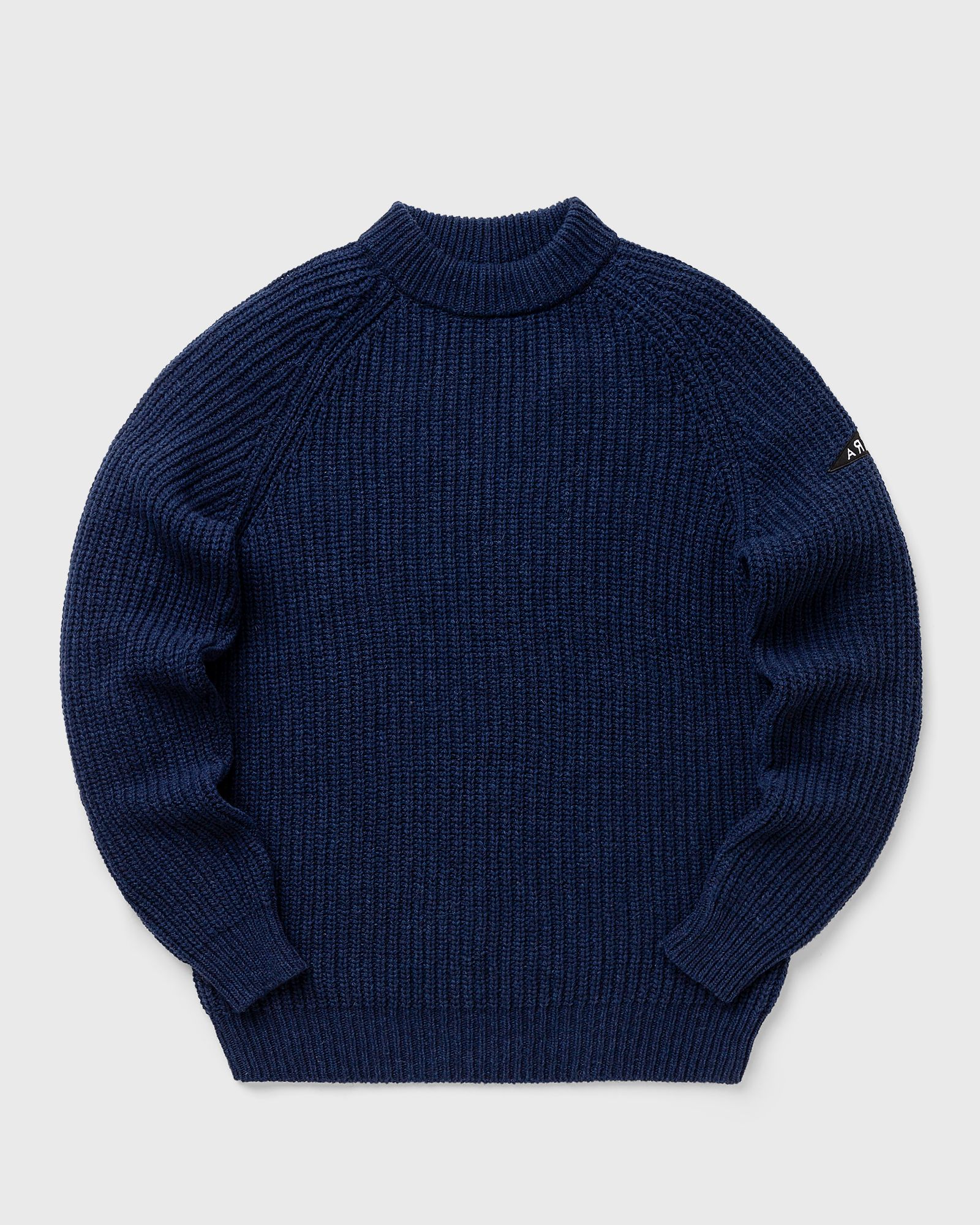 mirrored flag logo knitted pullover