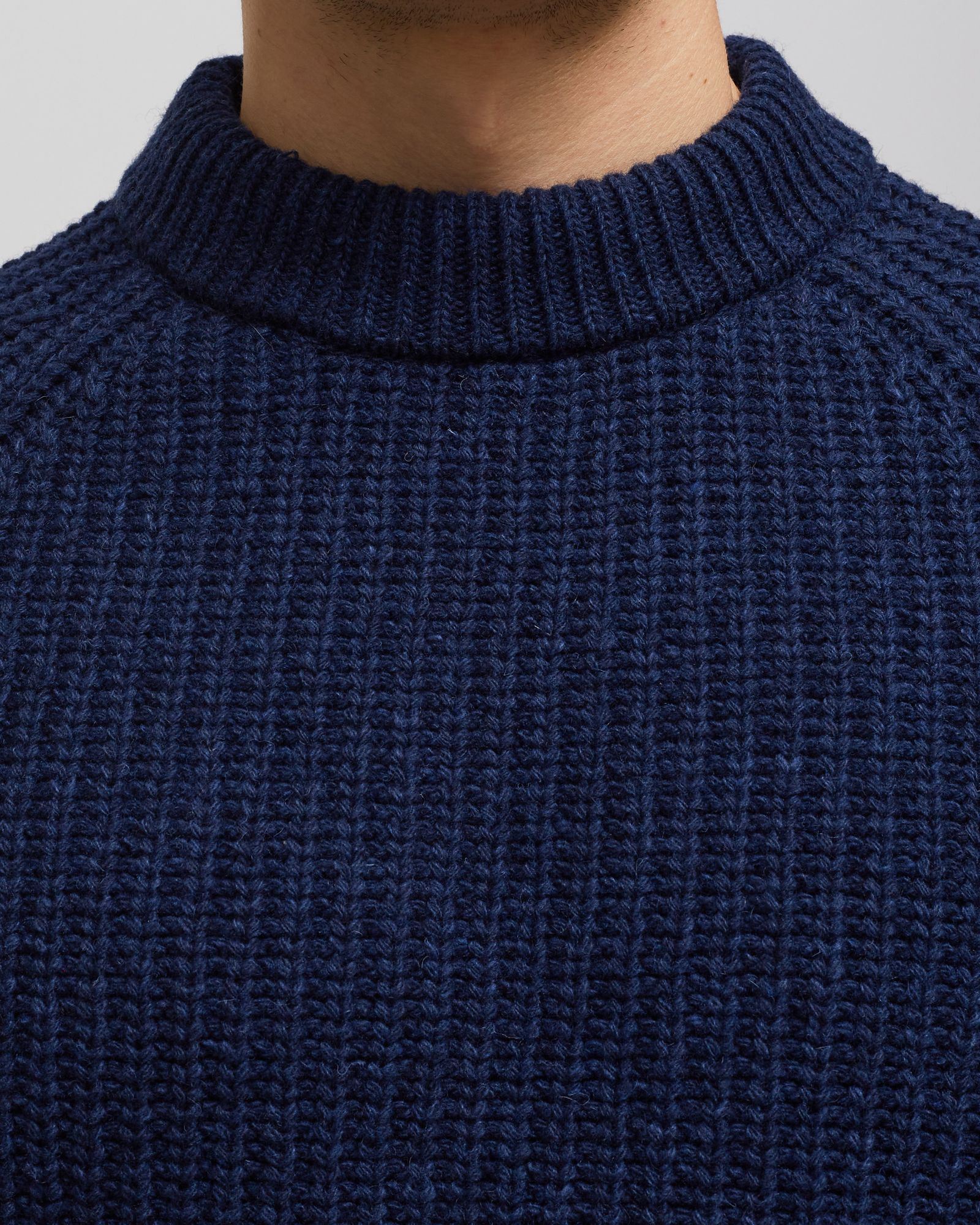 mirrored flag logo knitted pullover