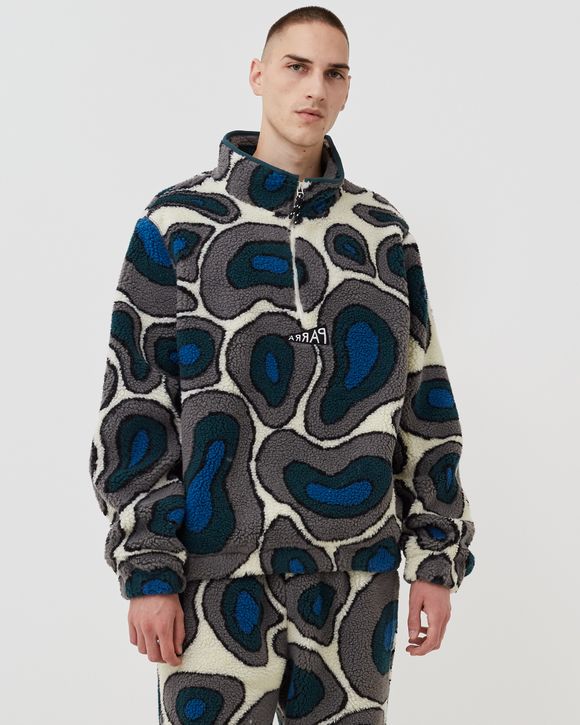 By Parra amethist geode polar fleece pullover Multi BSTN Store