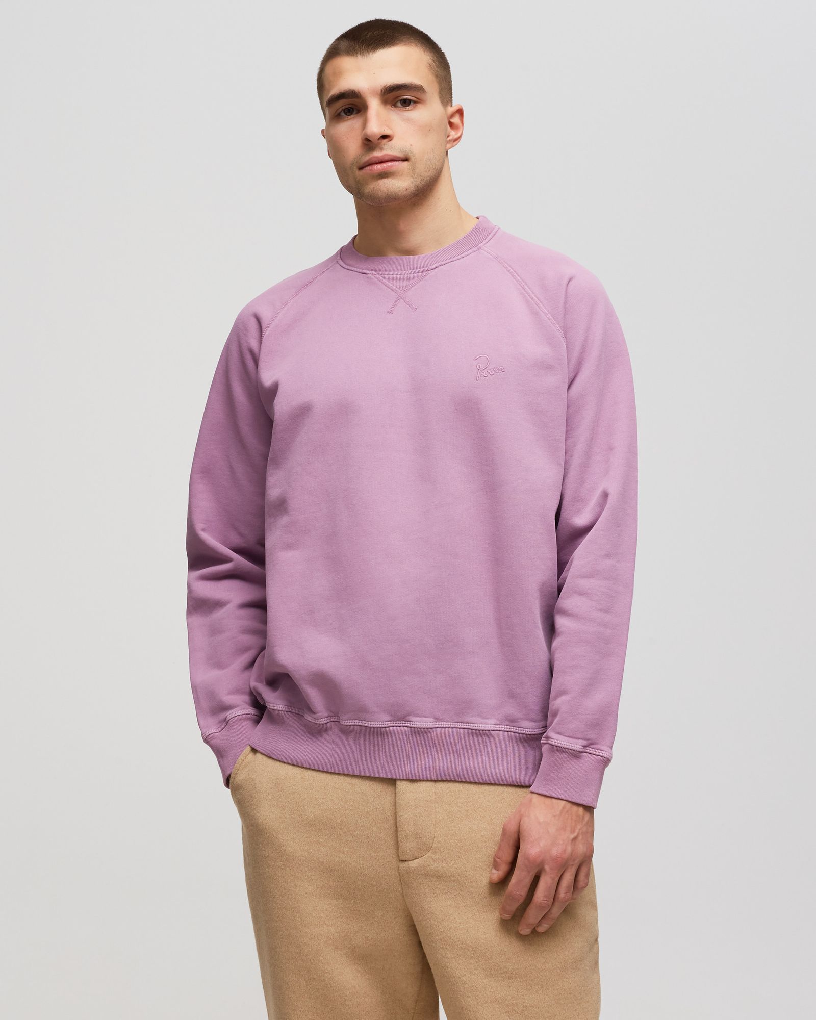 logo crew neck sweatshirt