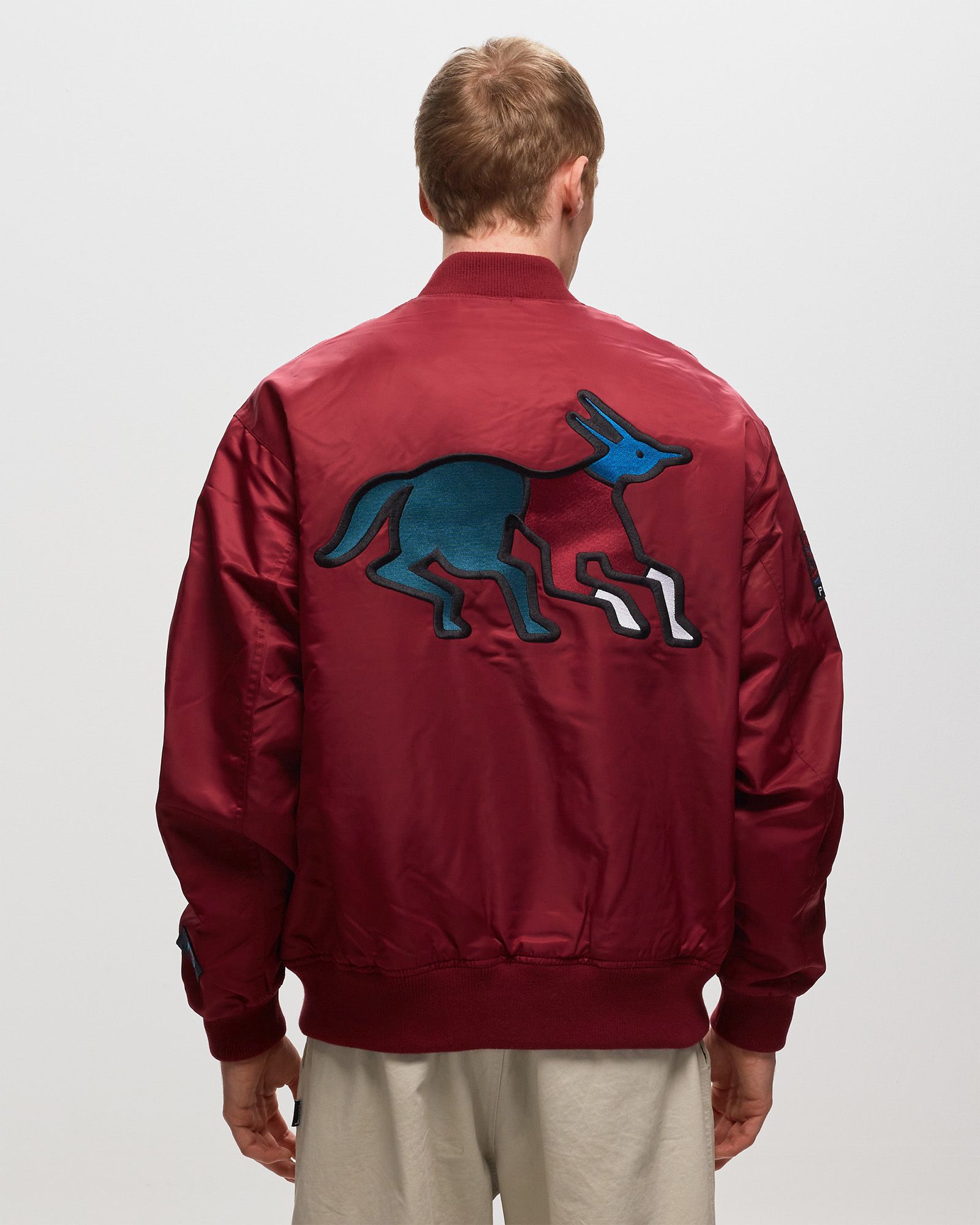 Stacked Pets Varsity Jacket