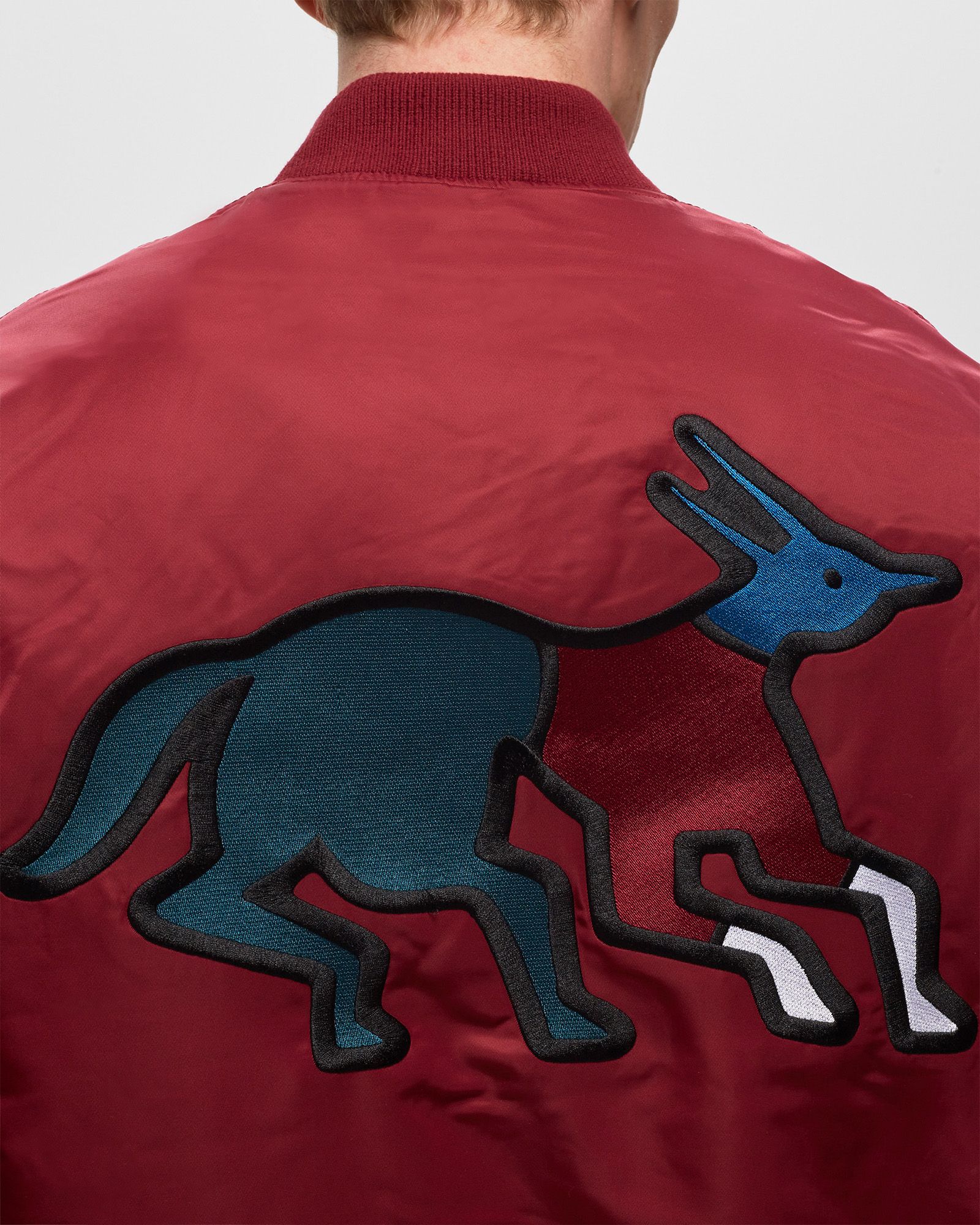 Stacked Pets Varsity Jacket