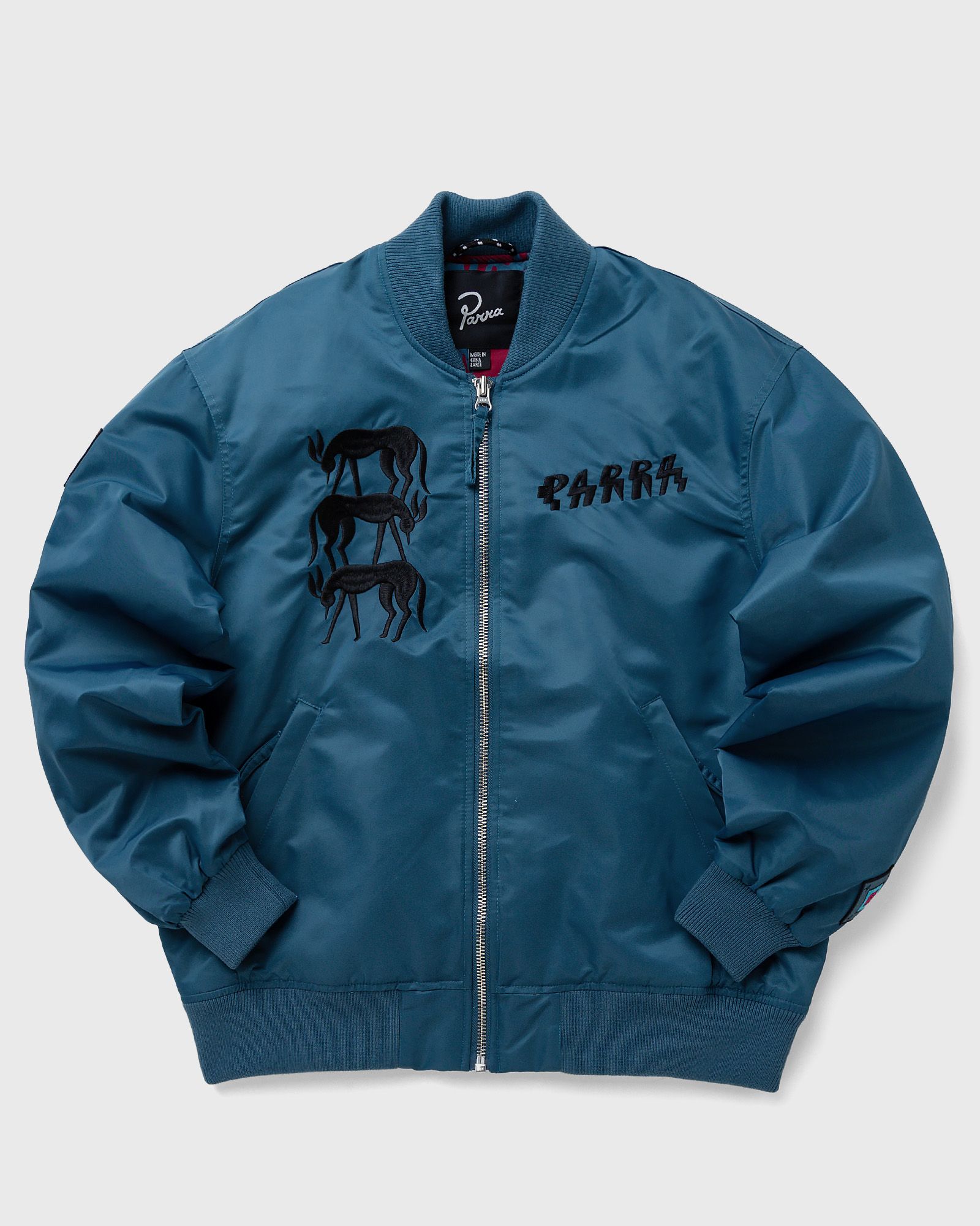 Stacked Pets Varsity Jacket