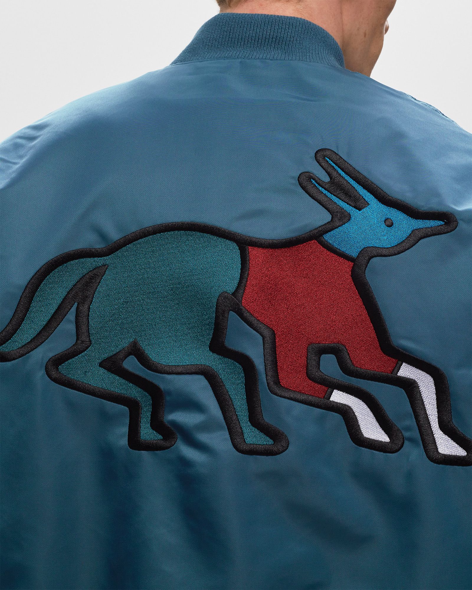 Stacked Pets Varsity Jacket