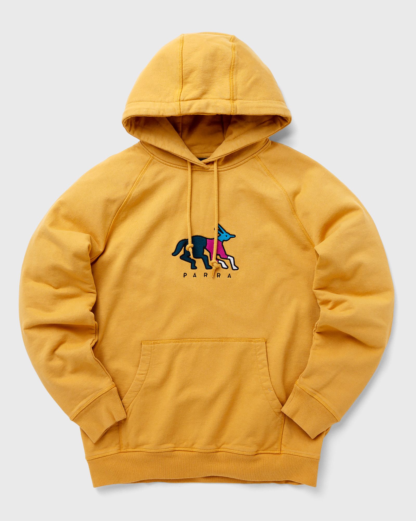 By Parra - anxious dog hooded sweatshirt men hoodies yellow in größe:s