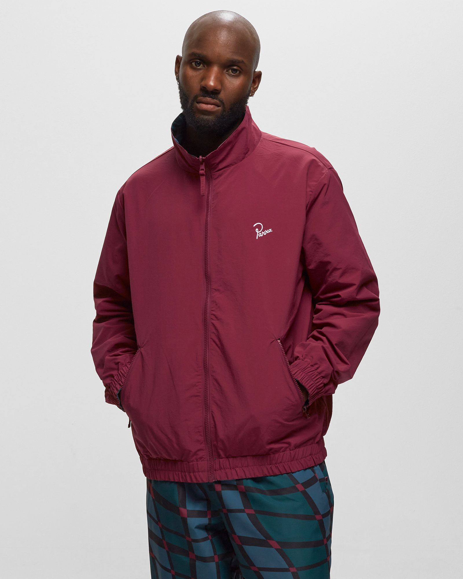 Squared Waves Pattern Track Top