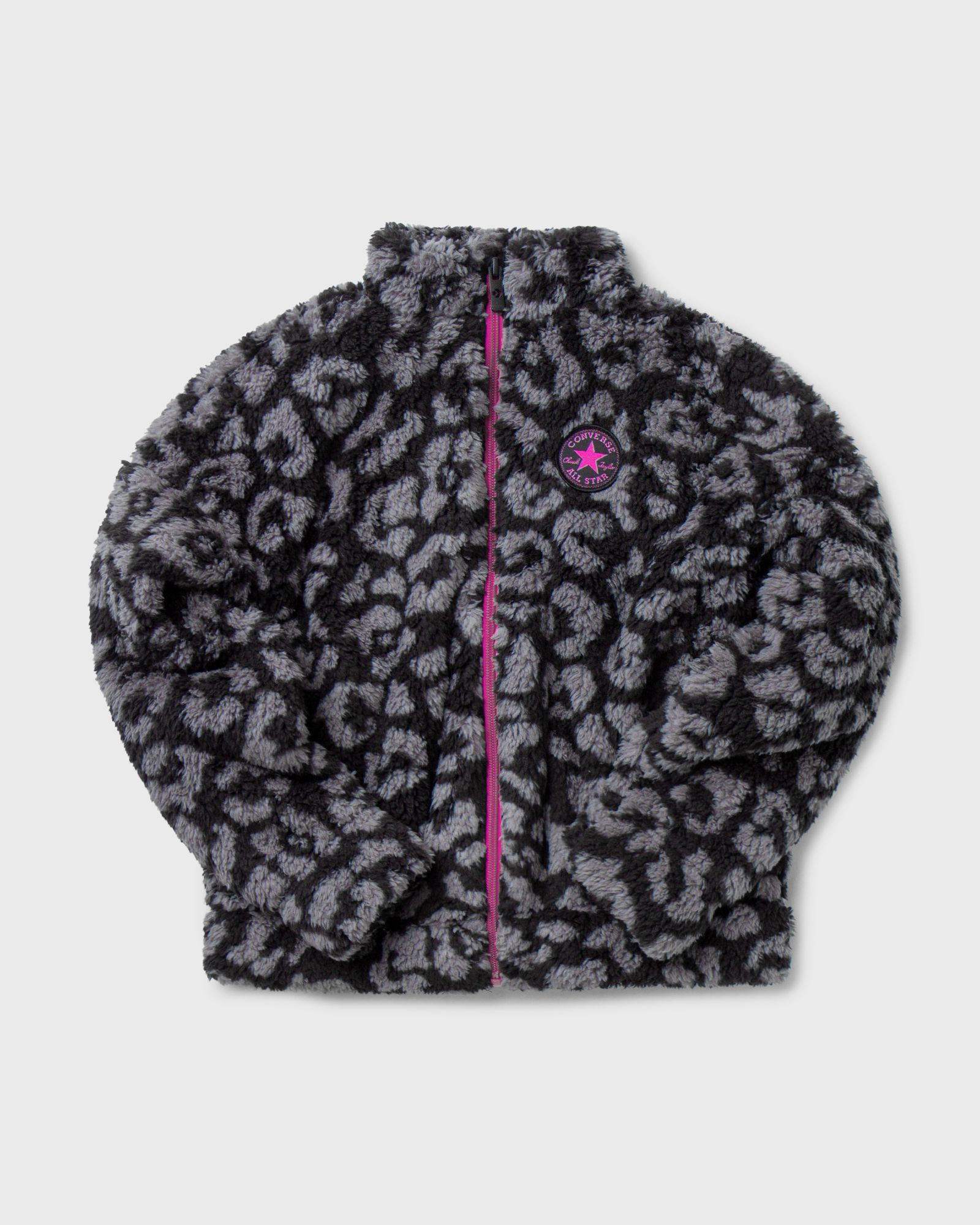 LEOPARD SHERPA FULL ZIP