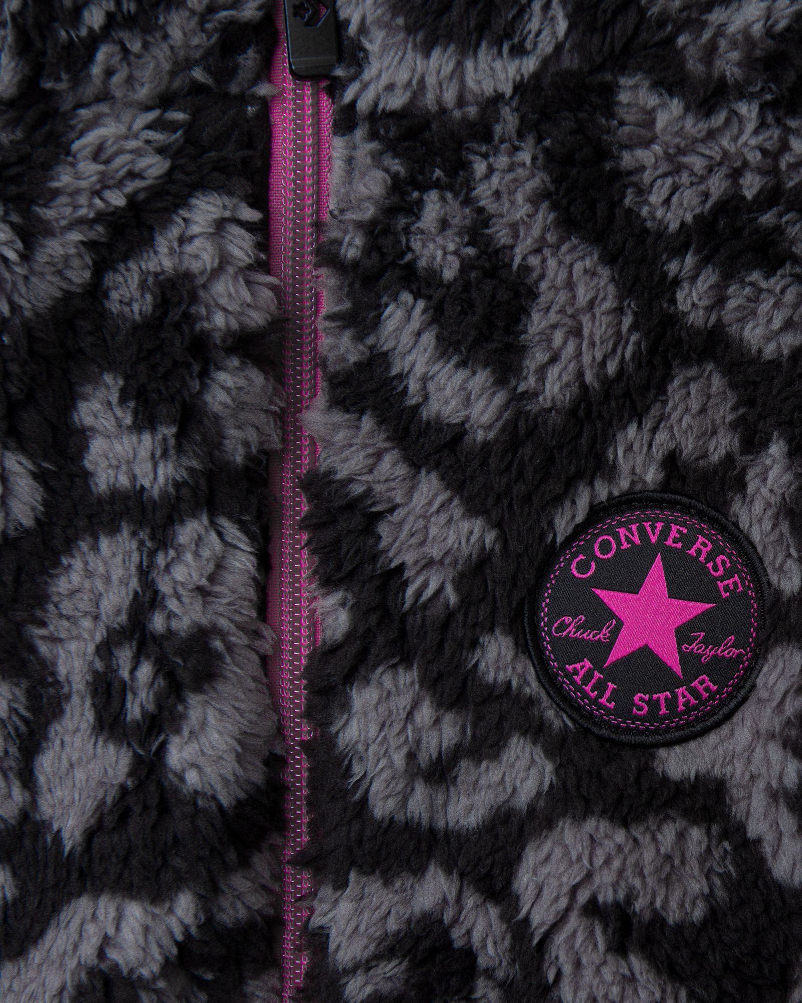 LEOPARD SHERPA FULL ZIP