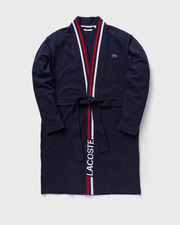 Lacoste PYJAMA BATHROBE Kimono Style Blue NAVY BLUE