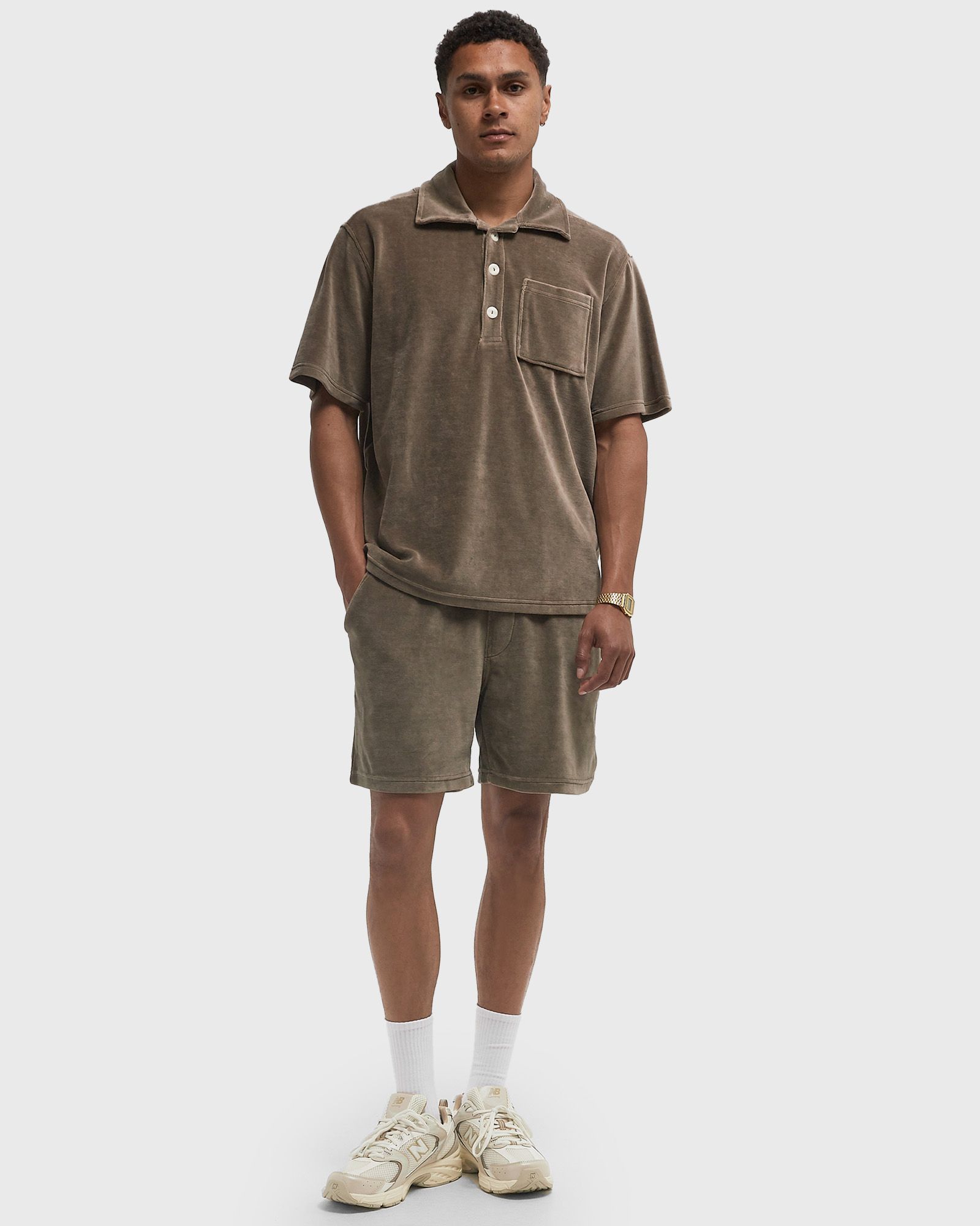 Morel Velour Shorts