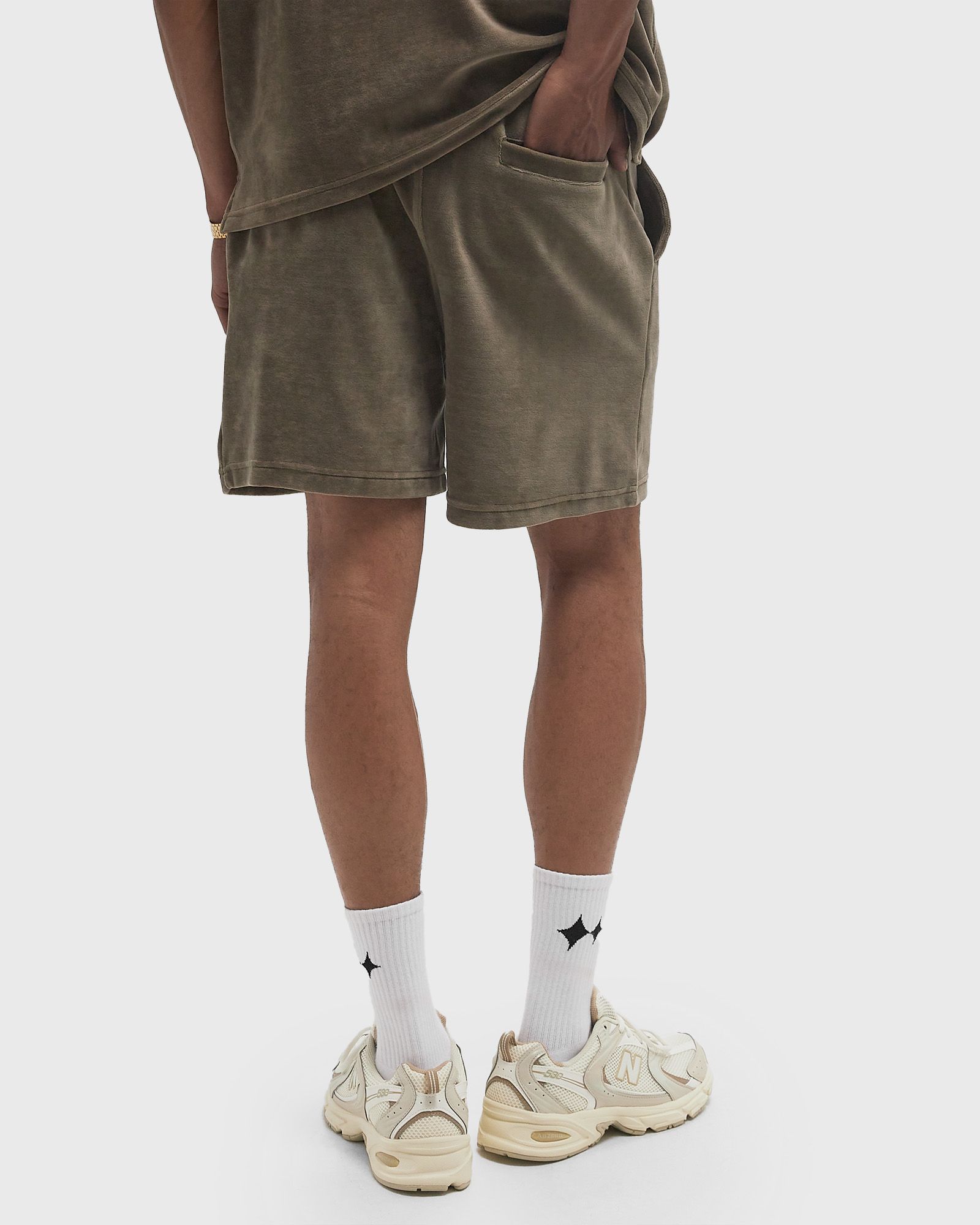 Morel Velour Shorts