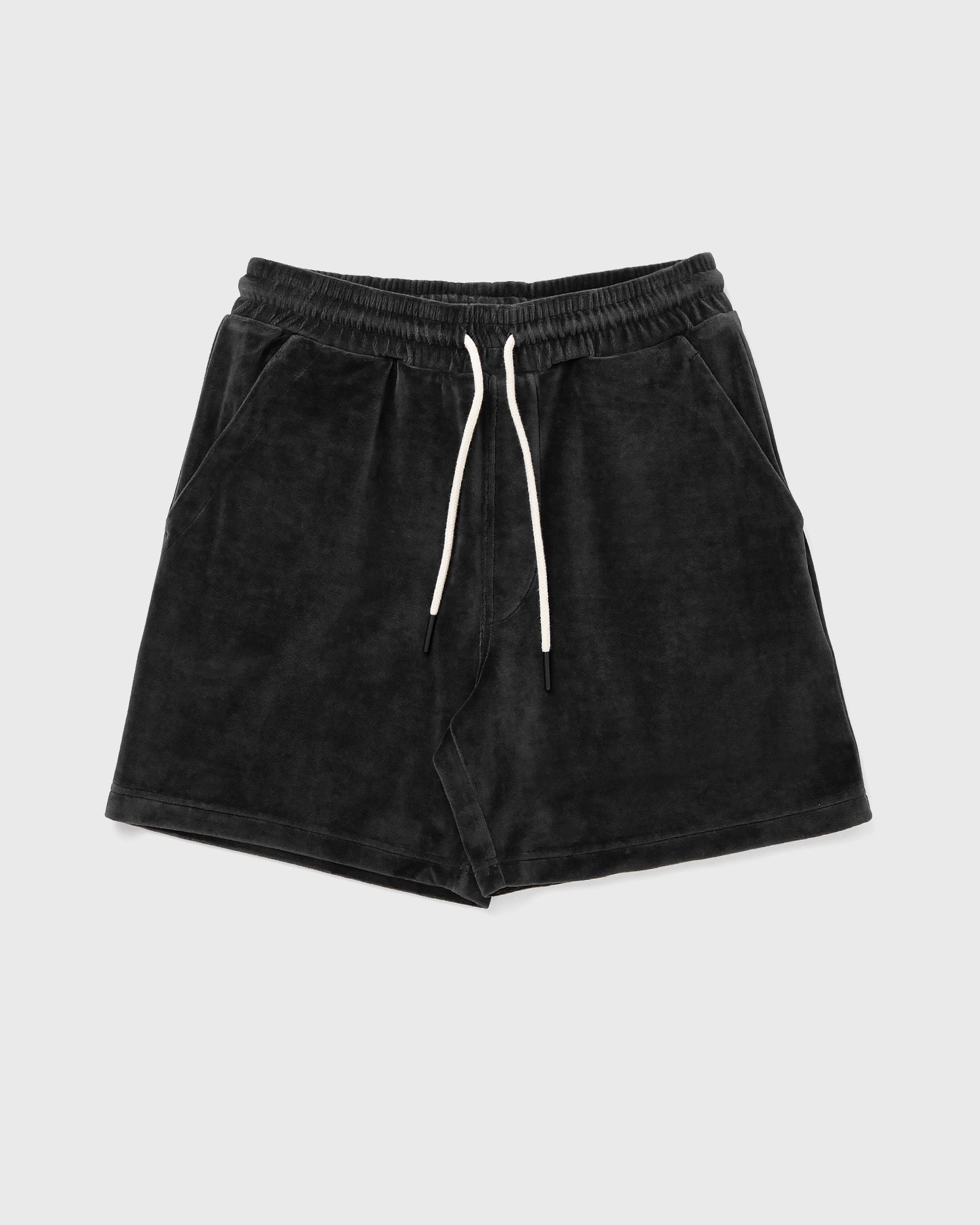 Nearly Black Velour Shorts