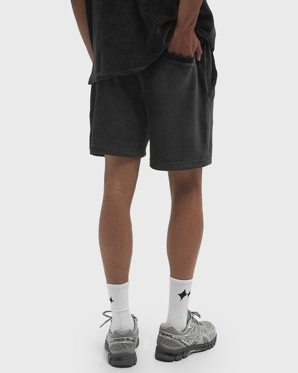 Nearly Black Velour Shorts