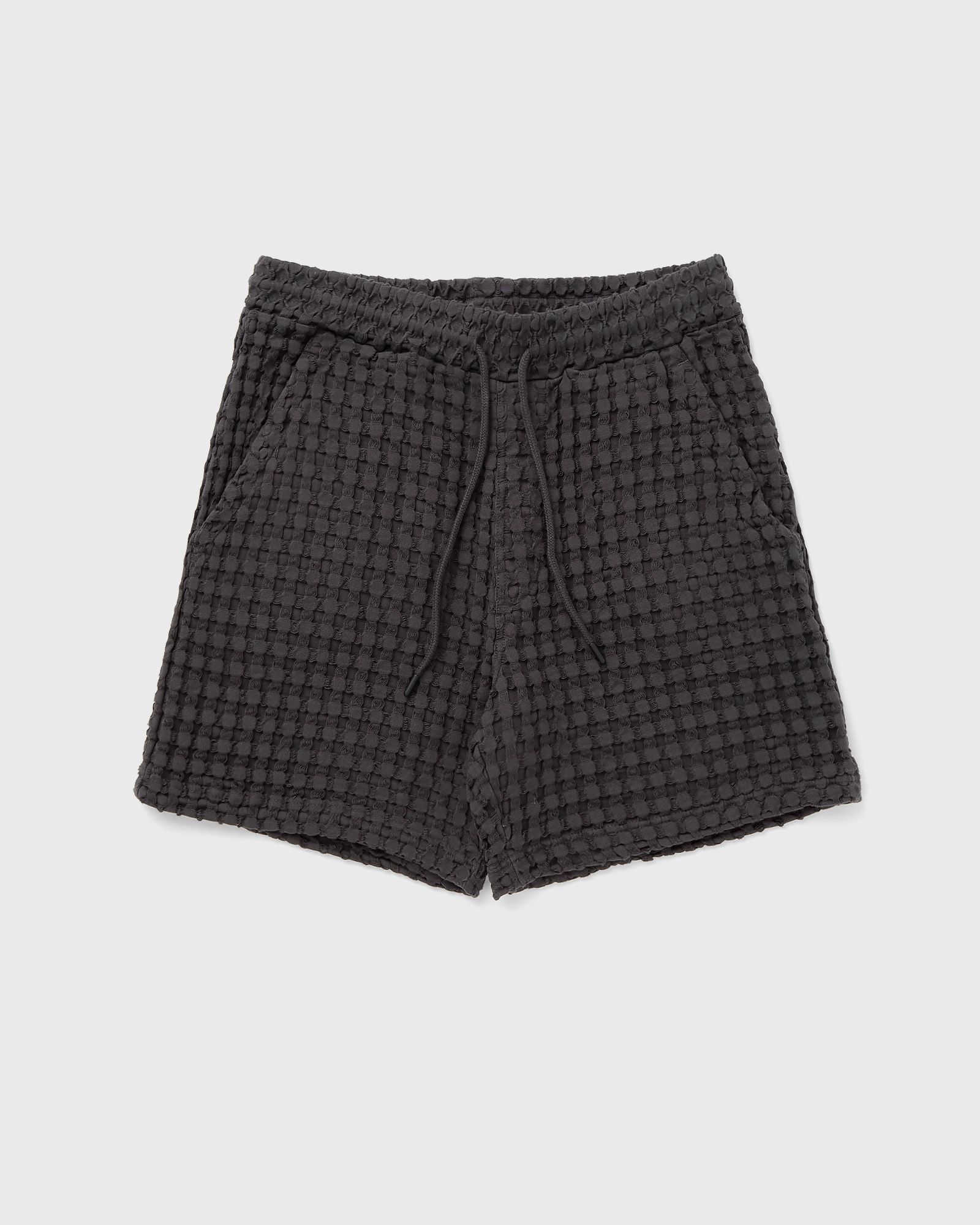 Nearly Black Porto Waffle Shorts