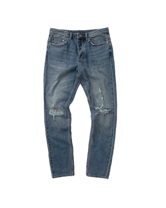 Ksubi WOLFGANG RUNAWAY RIPPED JEANS Blue | BSTN Store