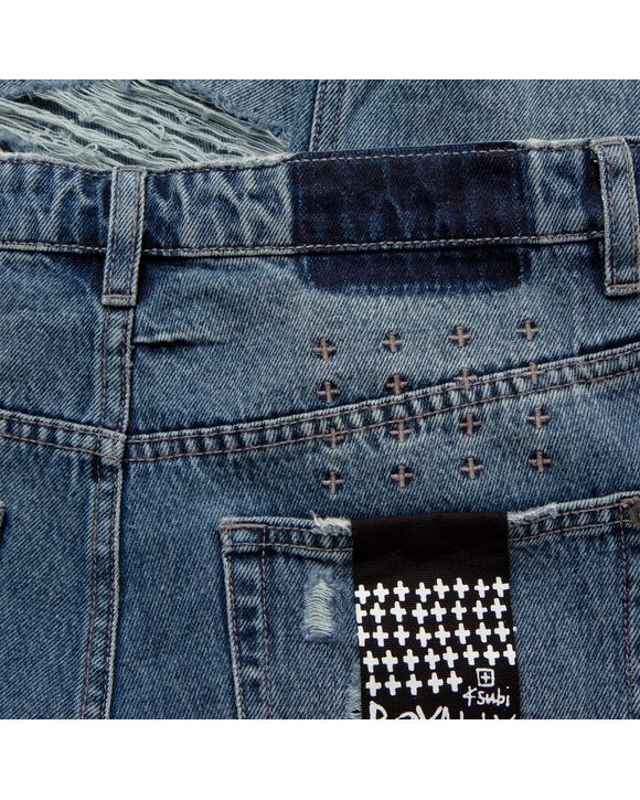 Ksubi WOLFGANG RUNAWAY RIPPED JEANS Blue | BSTN Store