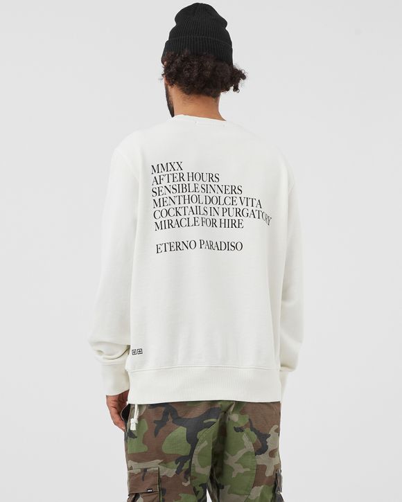 After Hours Crew Neck Fleece Bleached