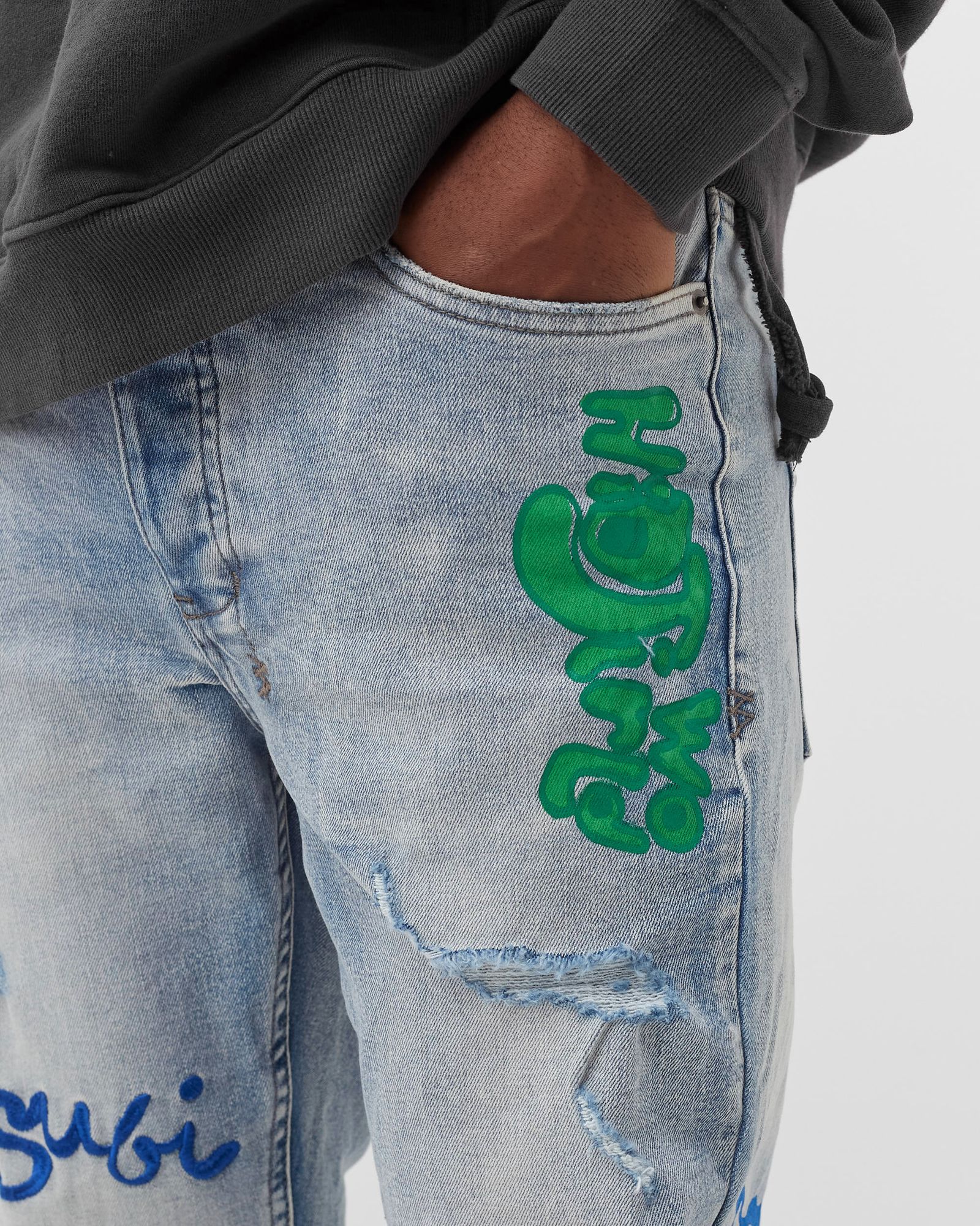 chitch outside world denim jeans (slightly tapered)