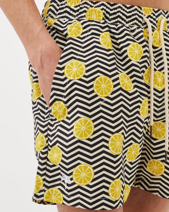 Black Lemon Swim Shorts