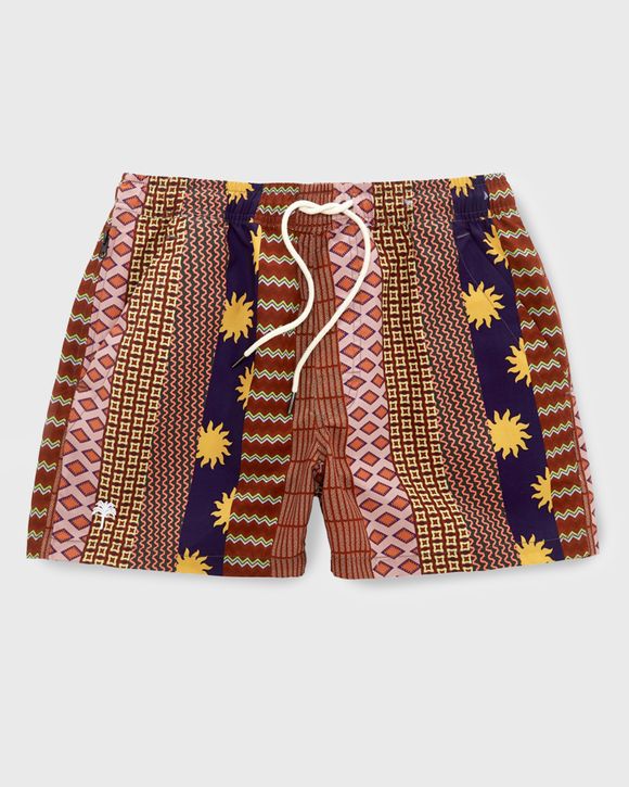 Yes I Am Brown Polyester Monogram Swim Trunks