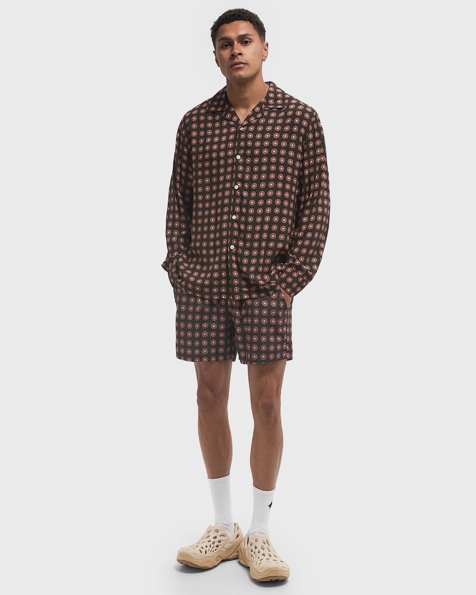 Coffee Lumo Swim Shorts