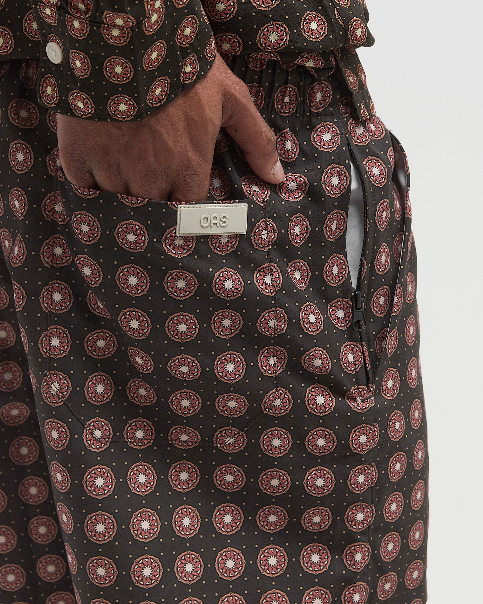 Coffee Lumo Swim Shorts