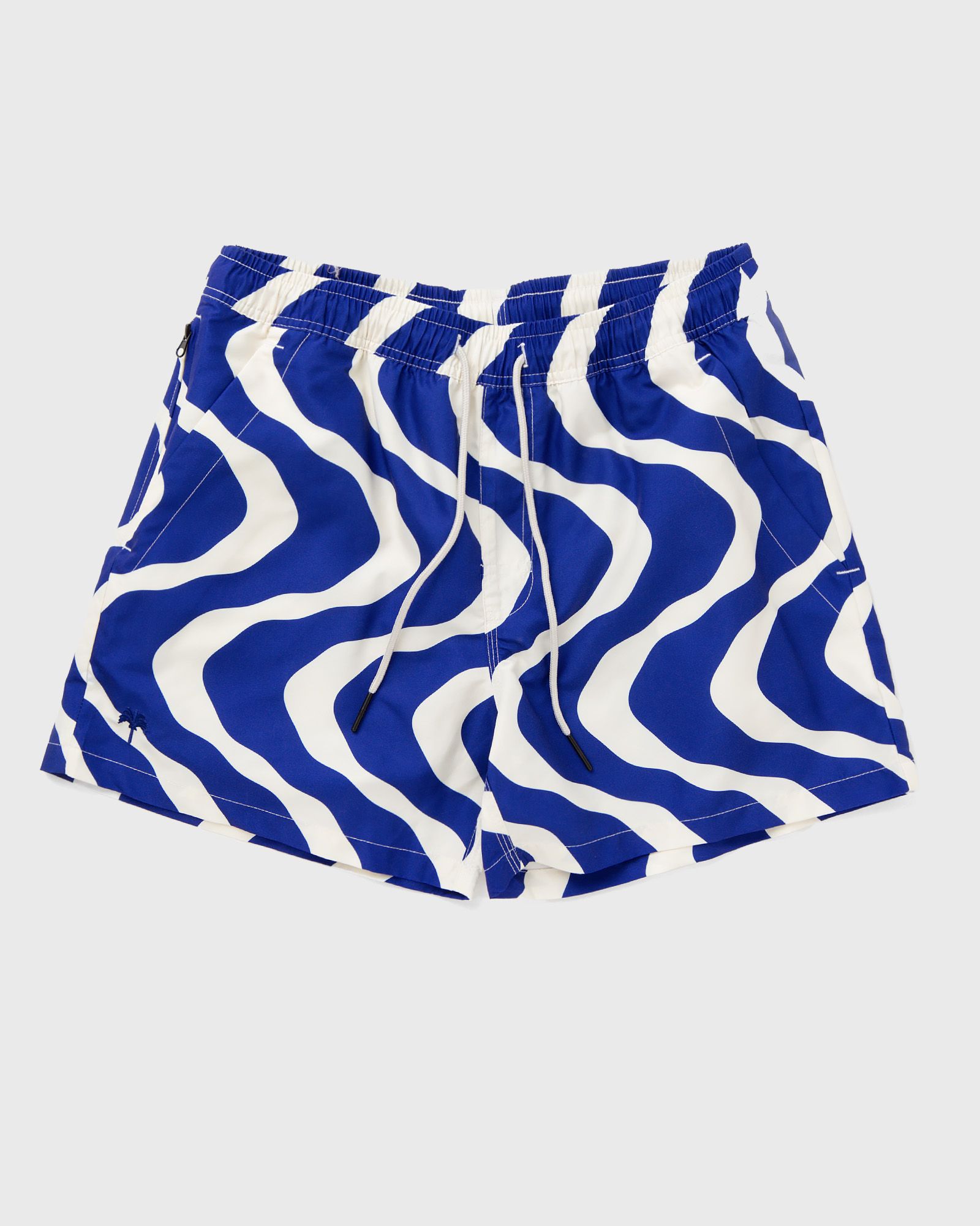 Blue Rippling Swim Shorts