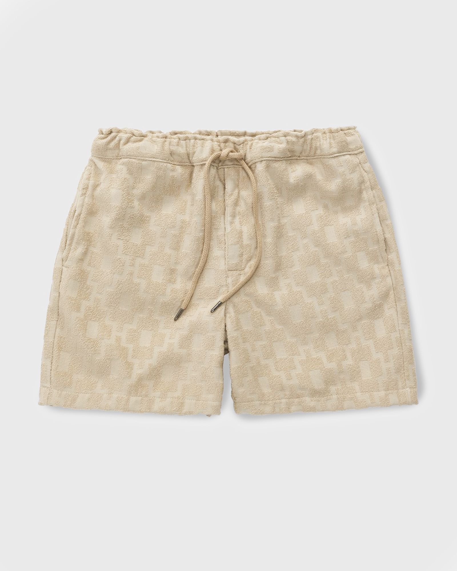 Beige Machu Terry Shorts