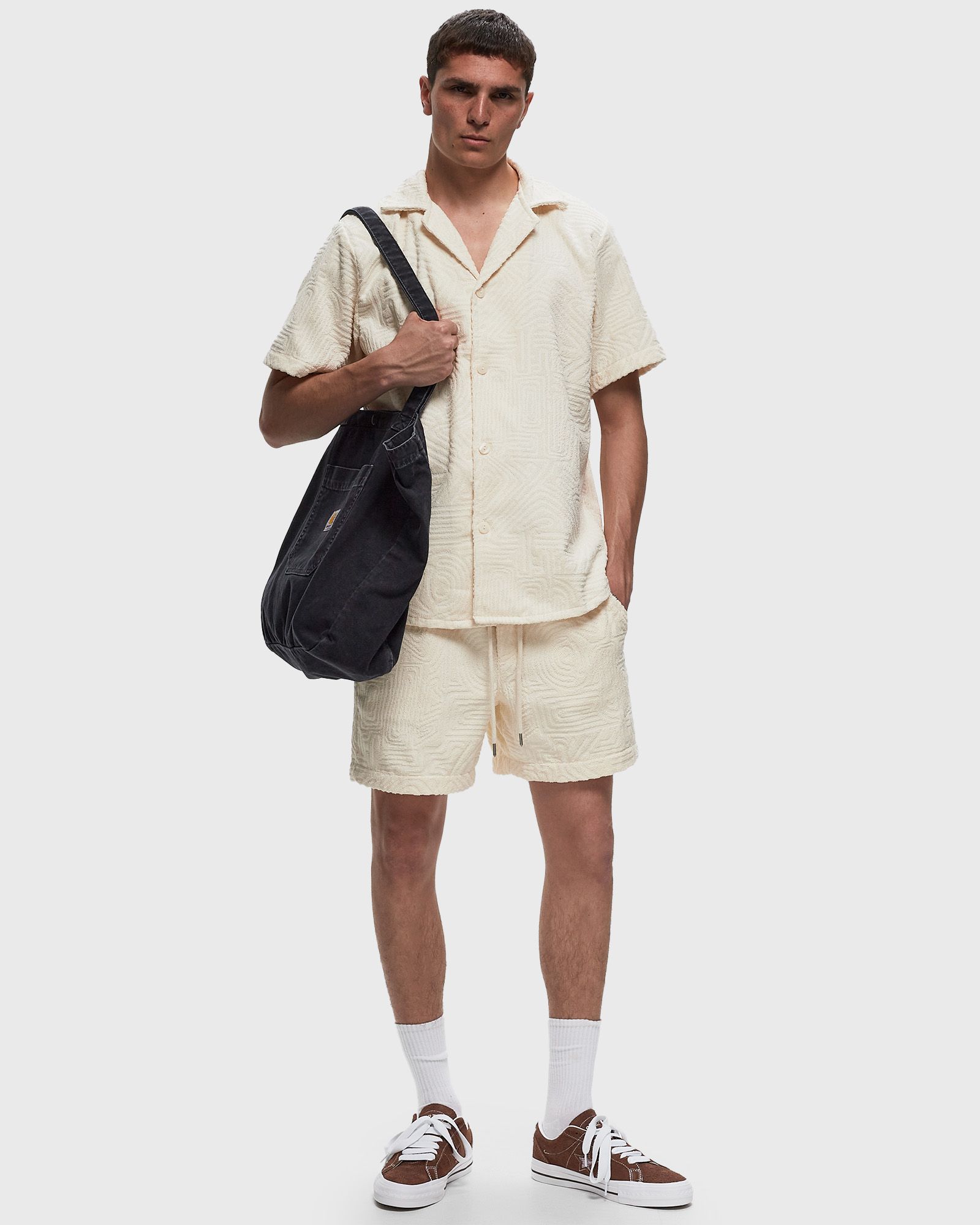 Cream Golconda Terry Shorts