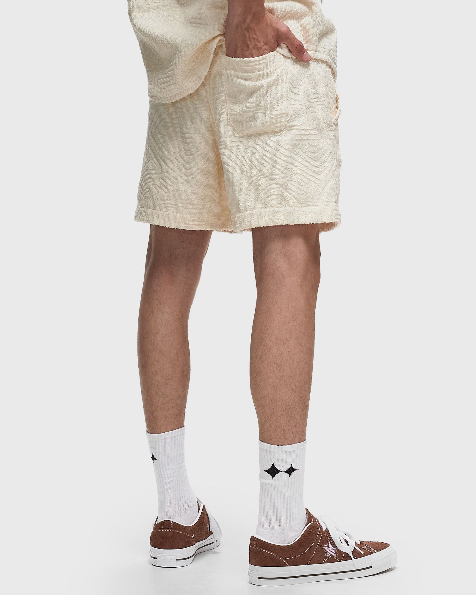 Cream Golconda Terry Shorts