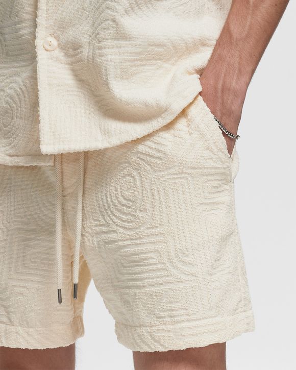 Cream Golconda Terry Shorts