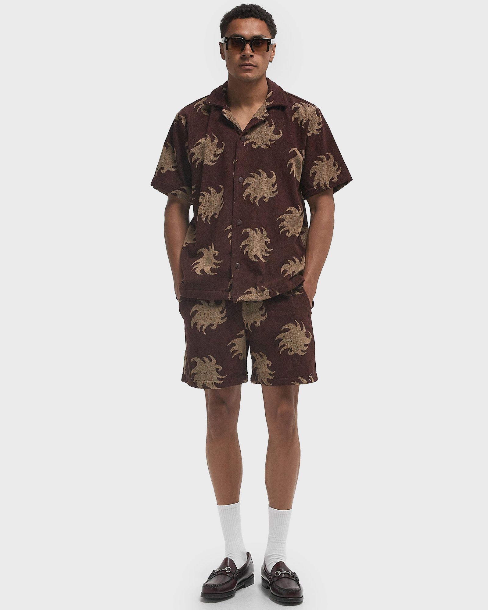 Mocha Ember Terry Shorts