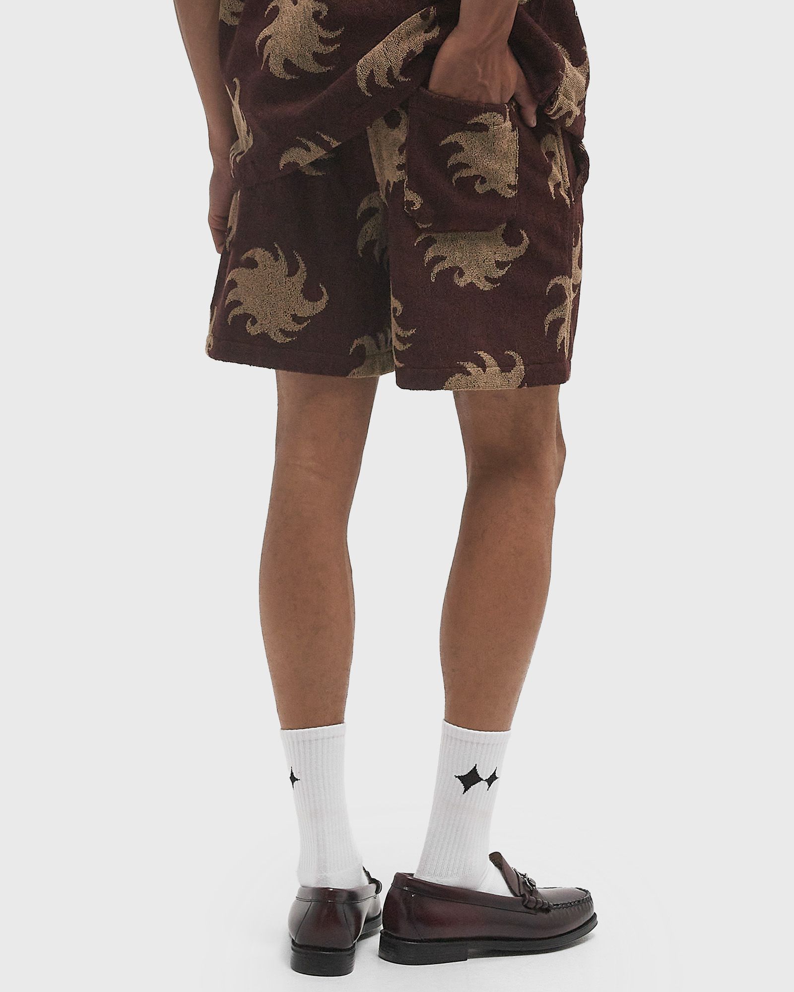 Mocha Ember Terry Shorts