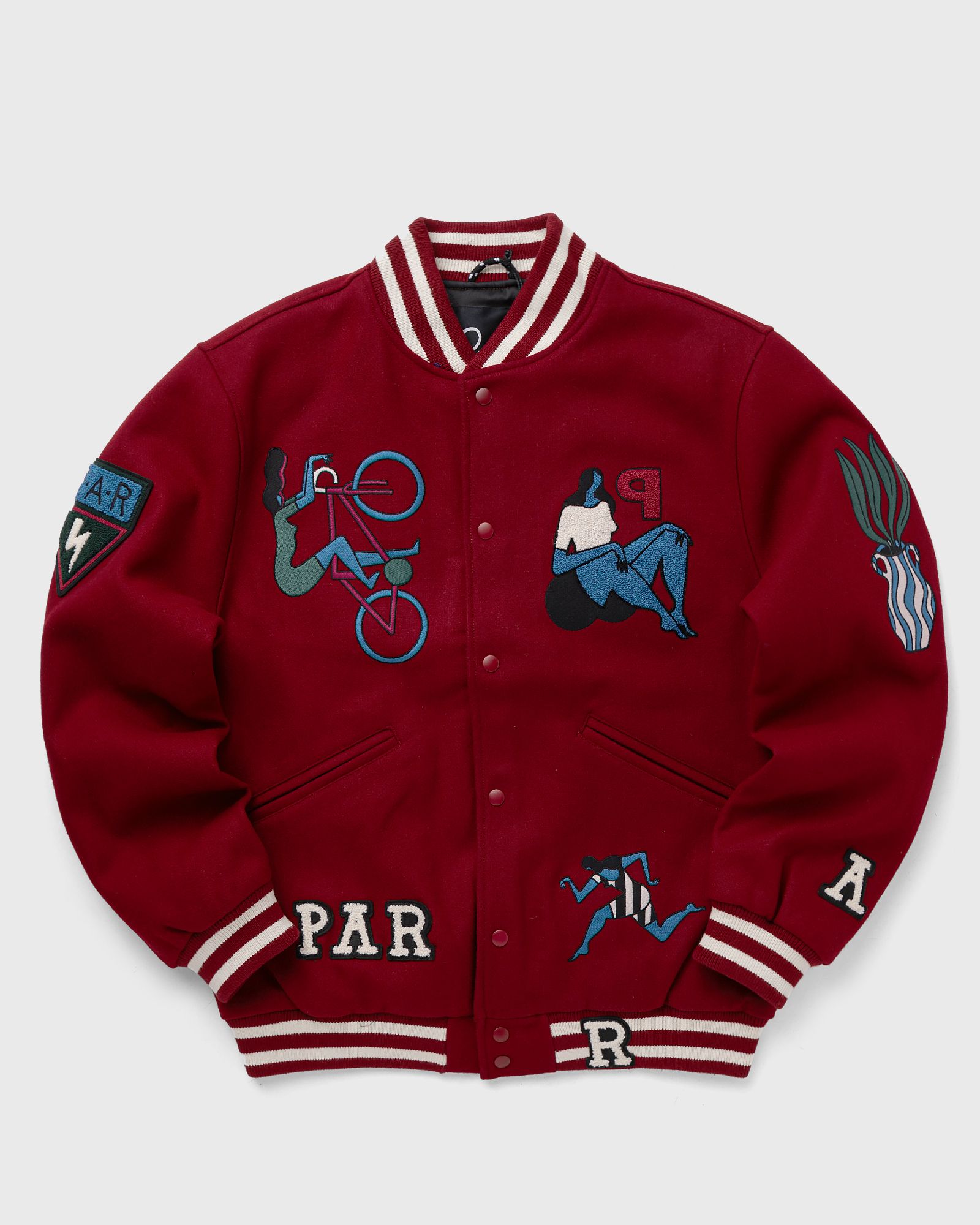 Run Sit & Bike Varsity Jacket